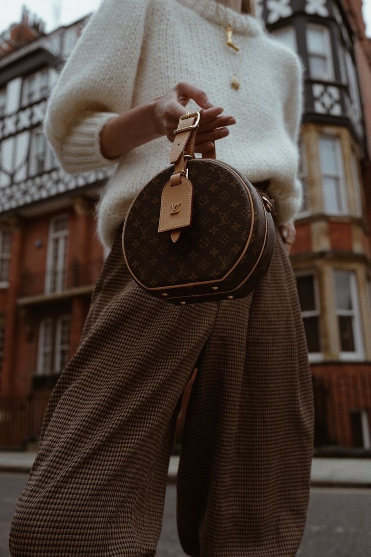 LOUIS VUITTON BAG -Túi LV Petite Boite Chapeau (Brown) [Mirror Quality]