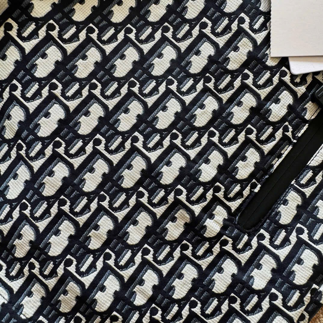 Quần Dior Oblique Cotton (Black & White) [Mirror Quality]