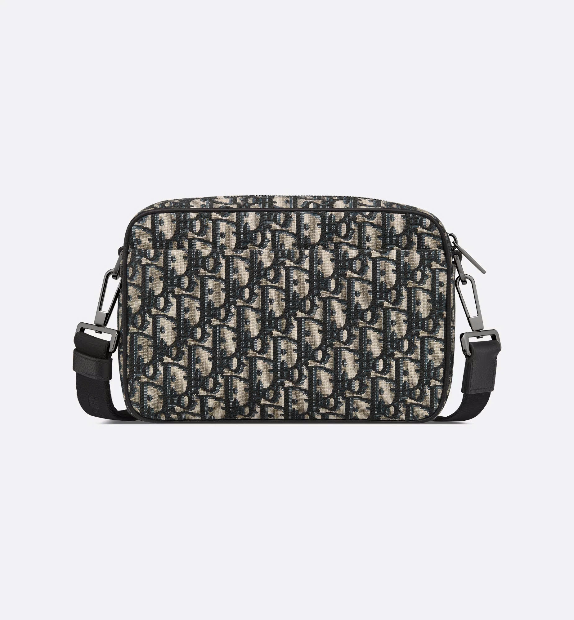 Túi Dior Safari Bag With Strap Oblique Jacquard (Beige) [Mirror Quality]