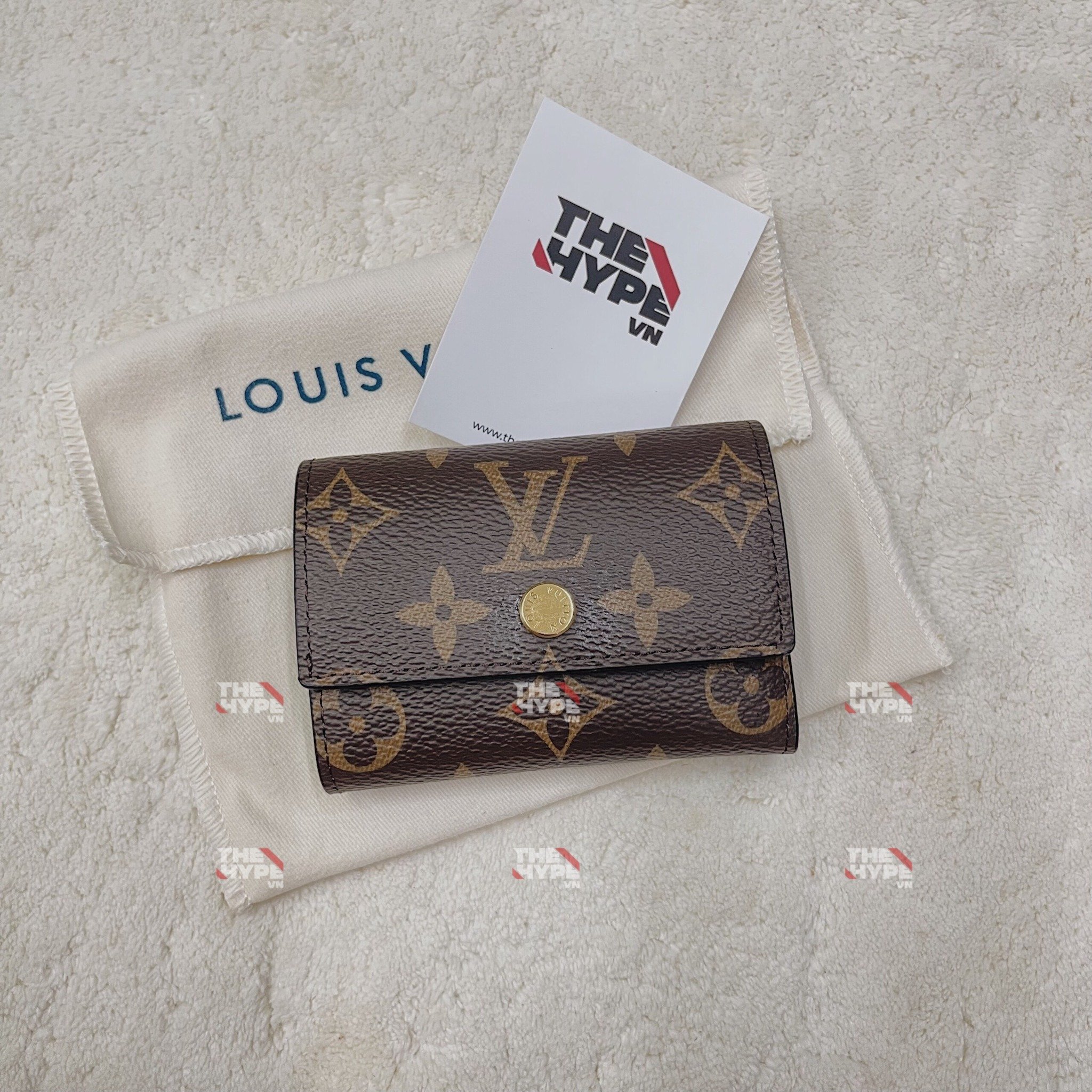 Ví Ngắn Louis Vuitton Micro Monogram (Brown) [Mirror Quality]