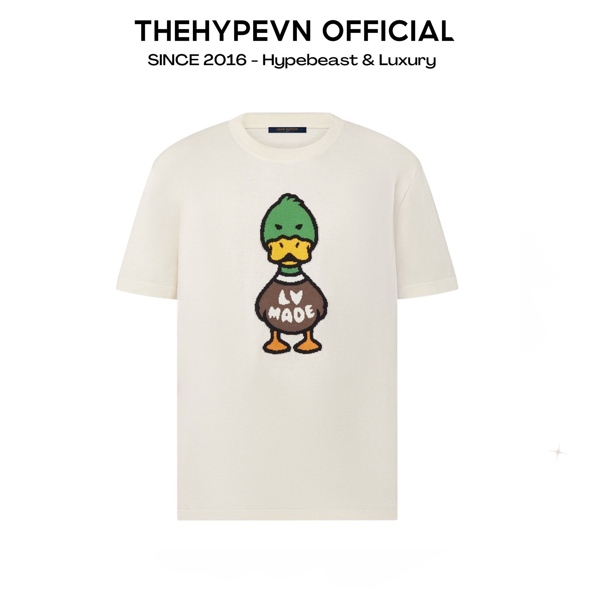 ÁO THUN LOUIS VUITTON LV NIGO JACQUARD (CREAM)