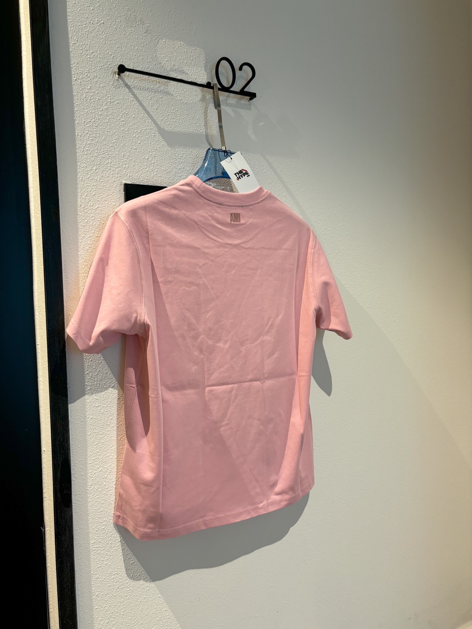 ÁO PHÔNG AMI PARIS BIG HEART LOGO TEE (PALE PINK)