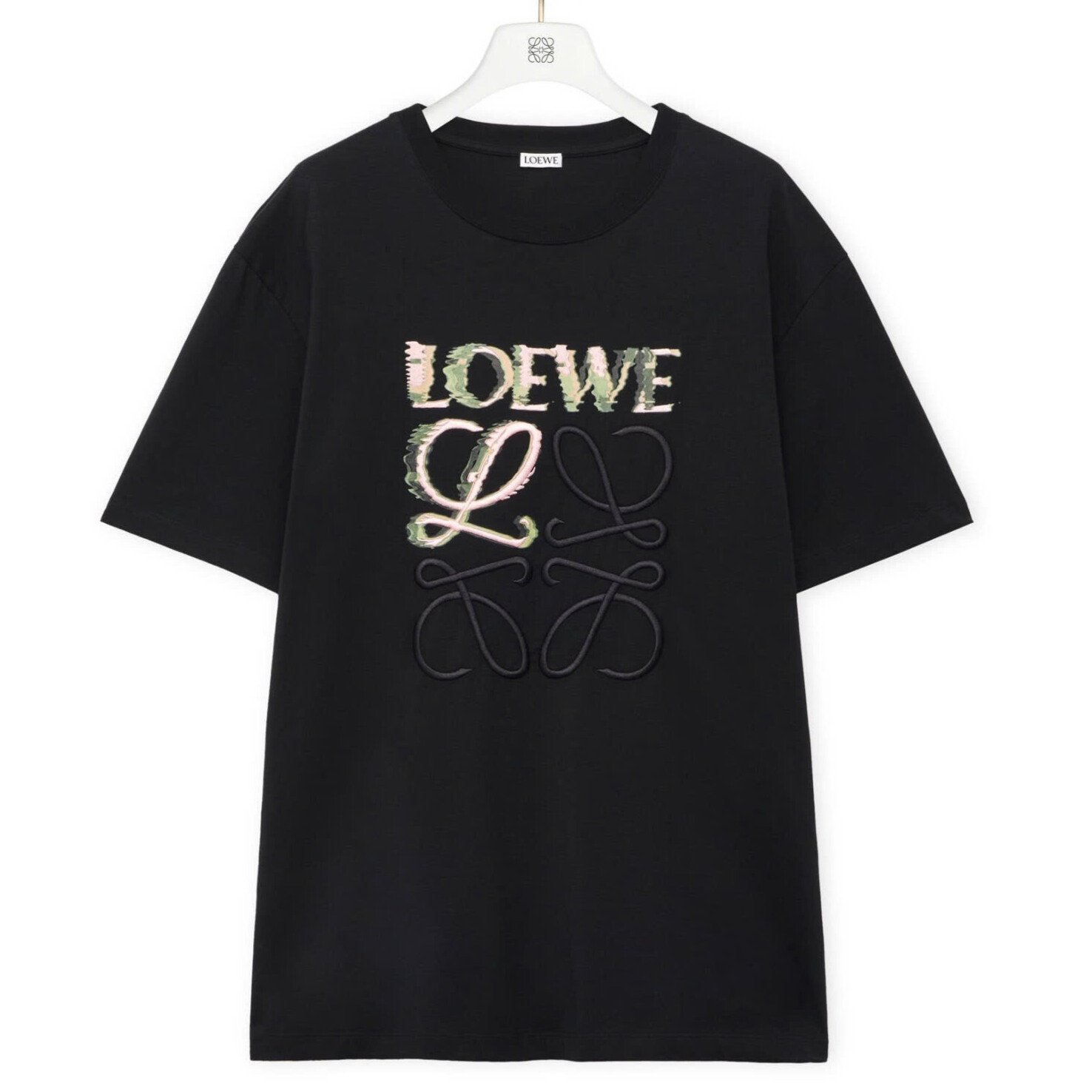 Áo Thun Loewe Logo Relaxed-Fit (Black) [Mirror Quality]