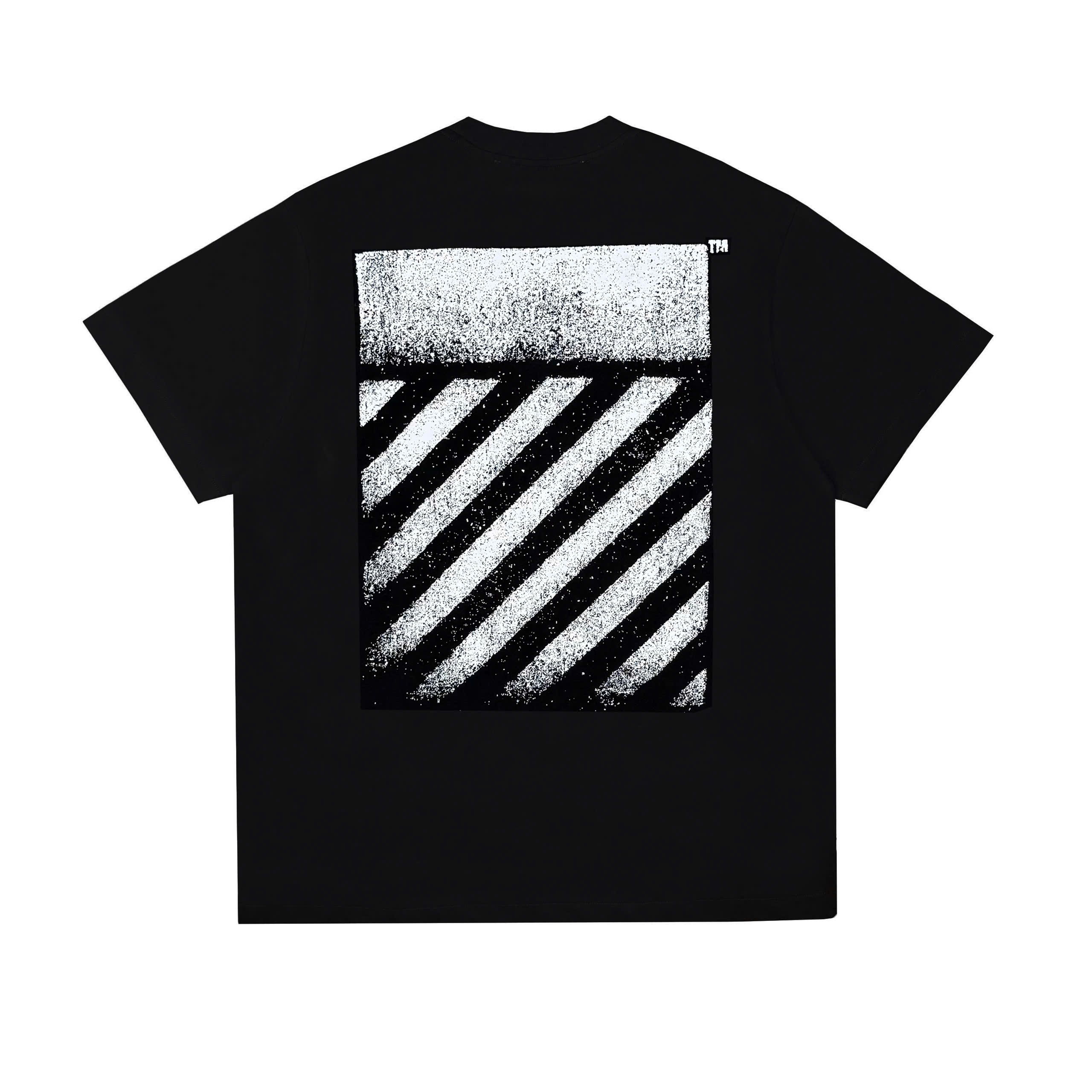 ÁO THUN OFF WHITE FADED GRADIENT SS26 (BLACK)