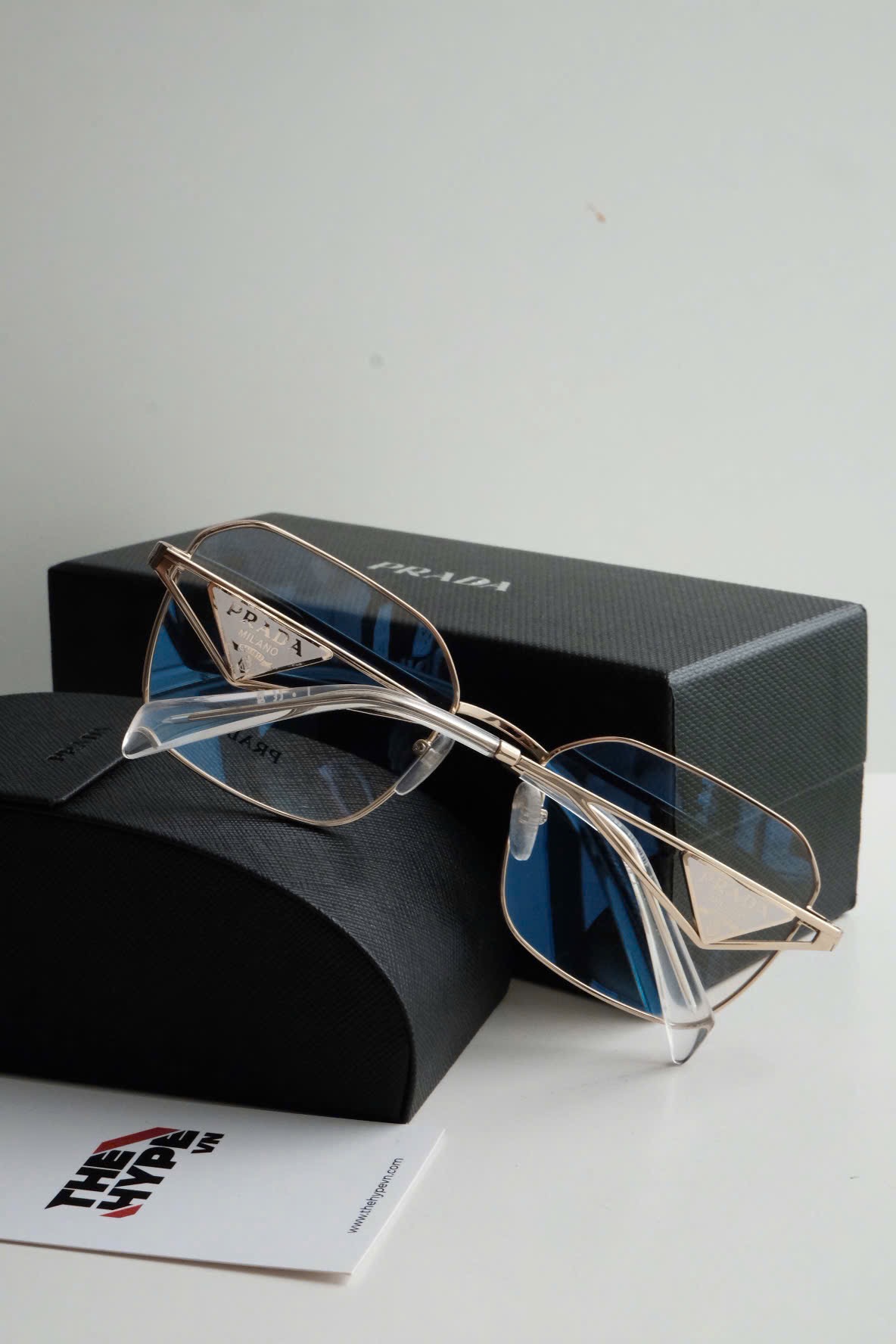 KÍNH PRADA SQUARE A53V (GOLD)