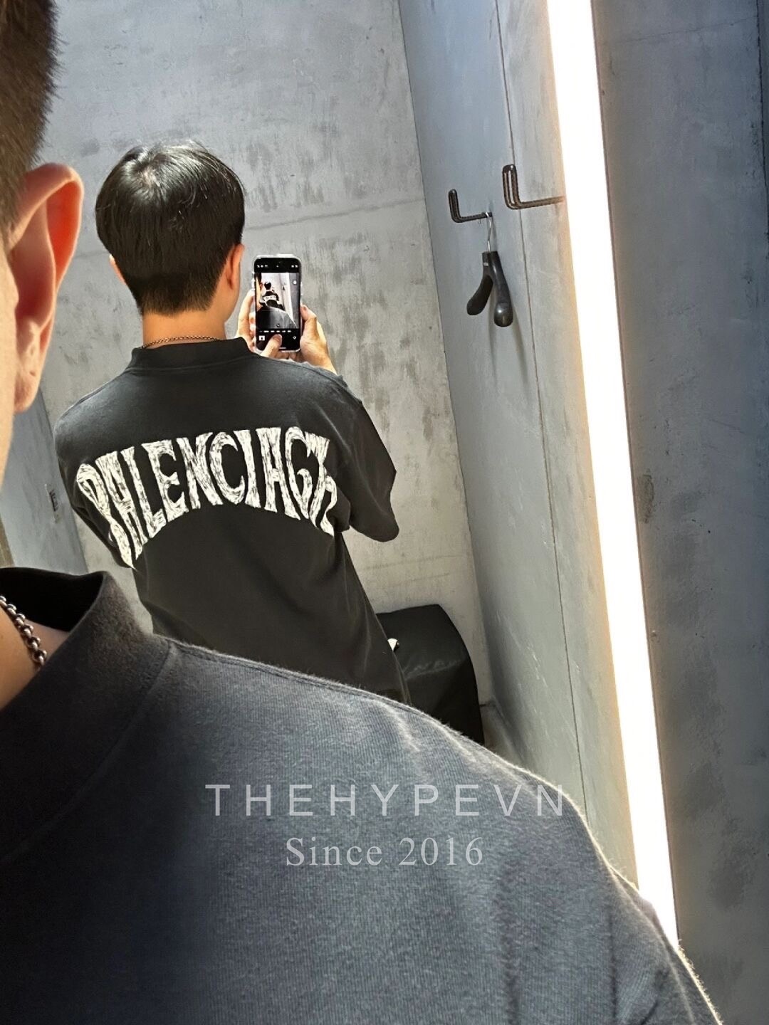 Áo Thun Balenciaga BLCG Hand-drawn (Black faded) [Mirror Quality]