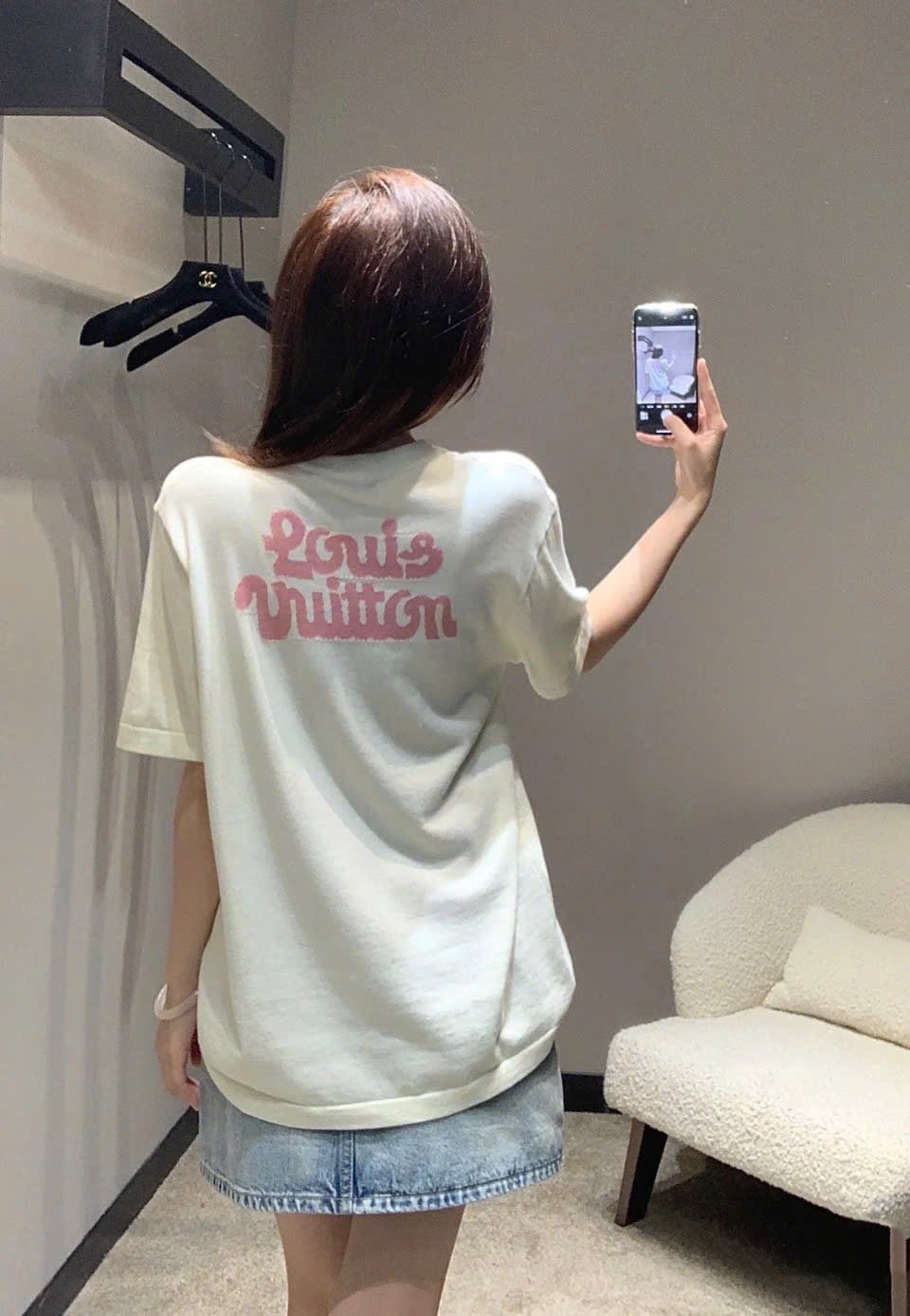 Áo Thun Louis Vuitton LV Flower Tyler (Egg Shell)