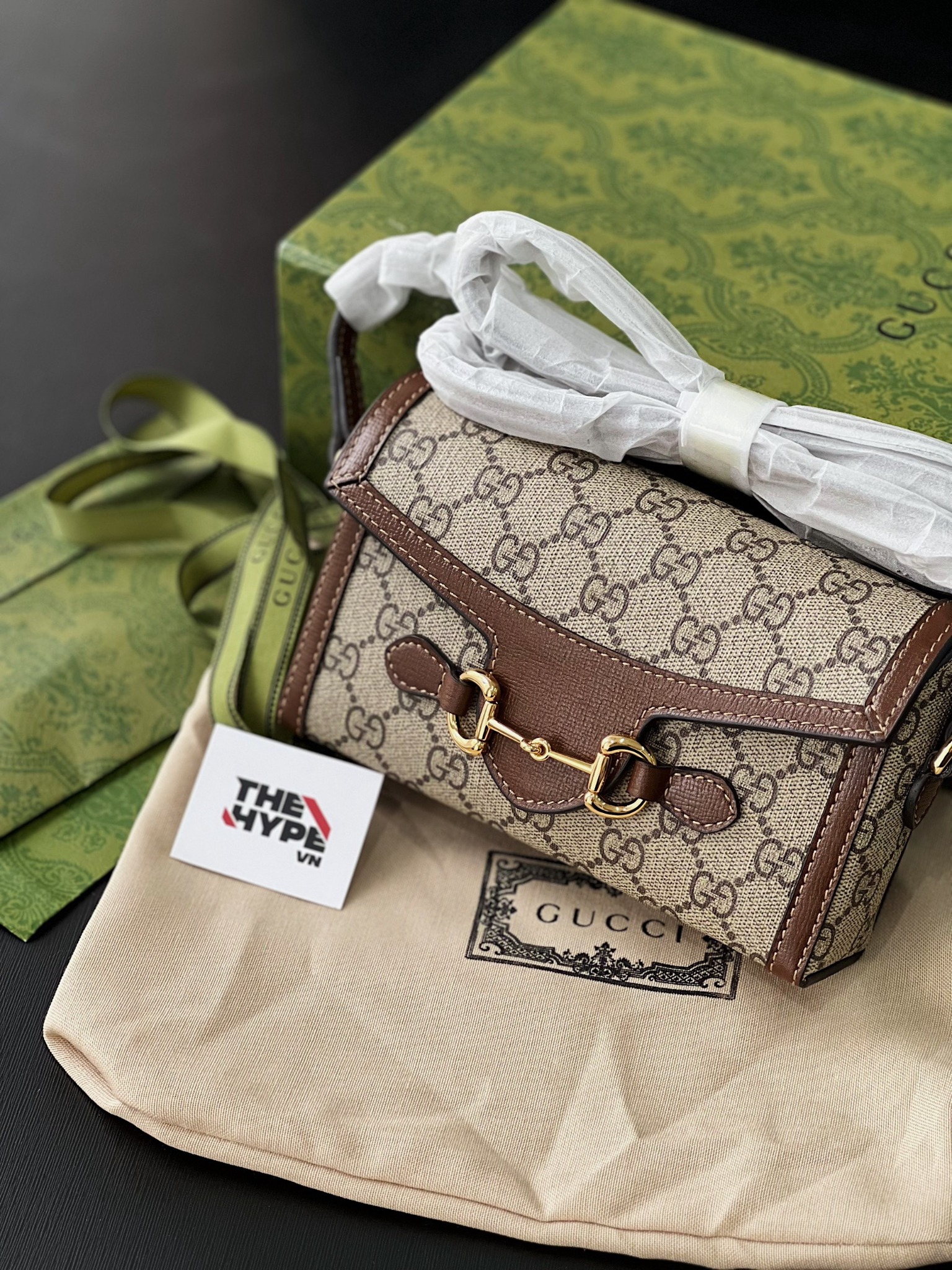 GUCCI BAG - Túi GC Horsebit 1955 Love Parade Mini Bag [Mirror Quality]