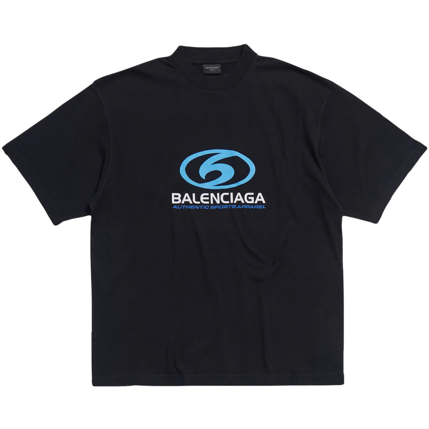 Áo Thun Balenciaga BLCG Surfer Cracked Vintage cotton (Black) [Mirror Quality]