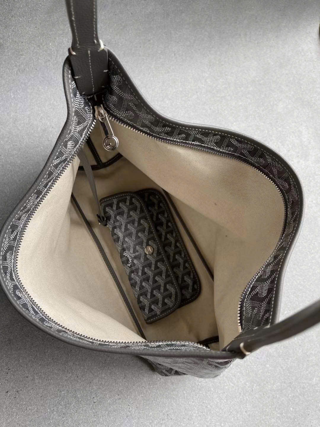 GOYARD BAG Túi Tote Goyard Bohème Hobo (Grey) [Mirror Quality]