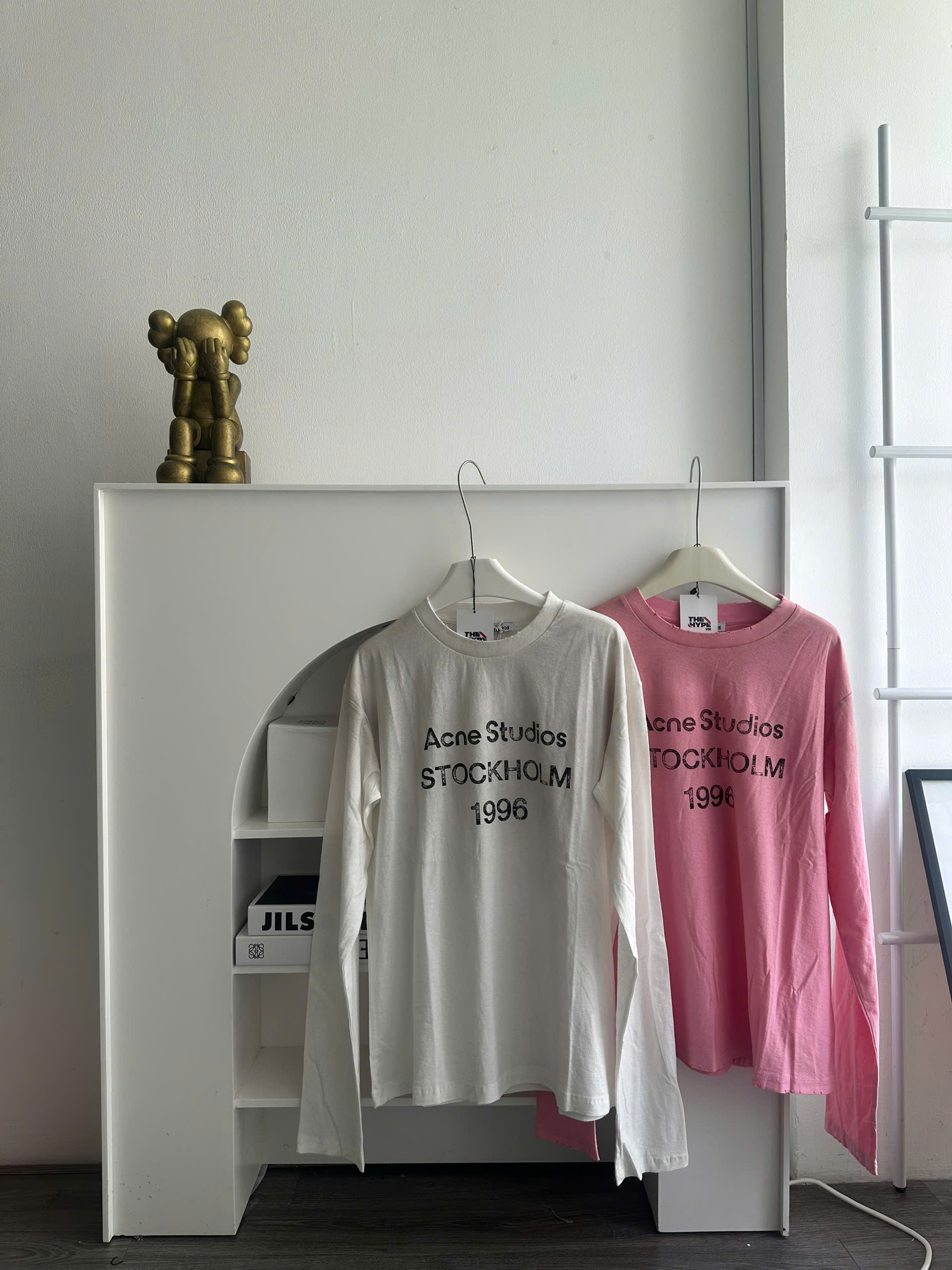 ÁO TAY DÀI ACNE STUDIOS EXFORD U 1996 (PINK)