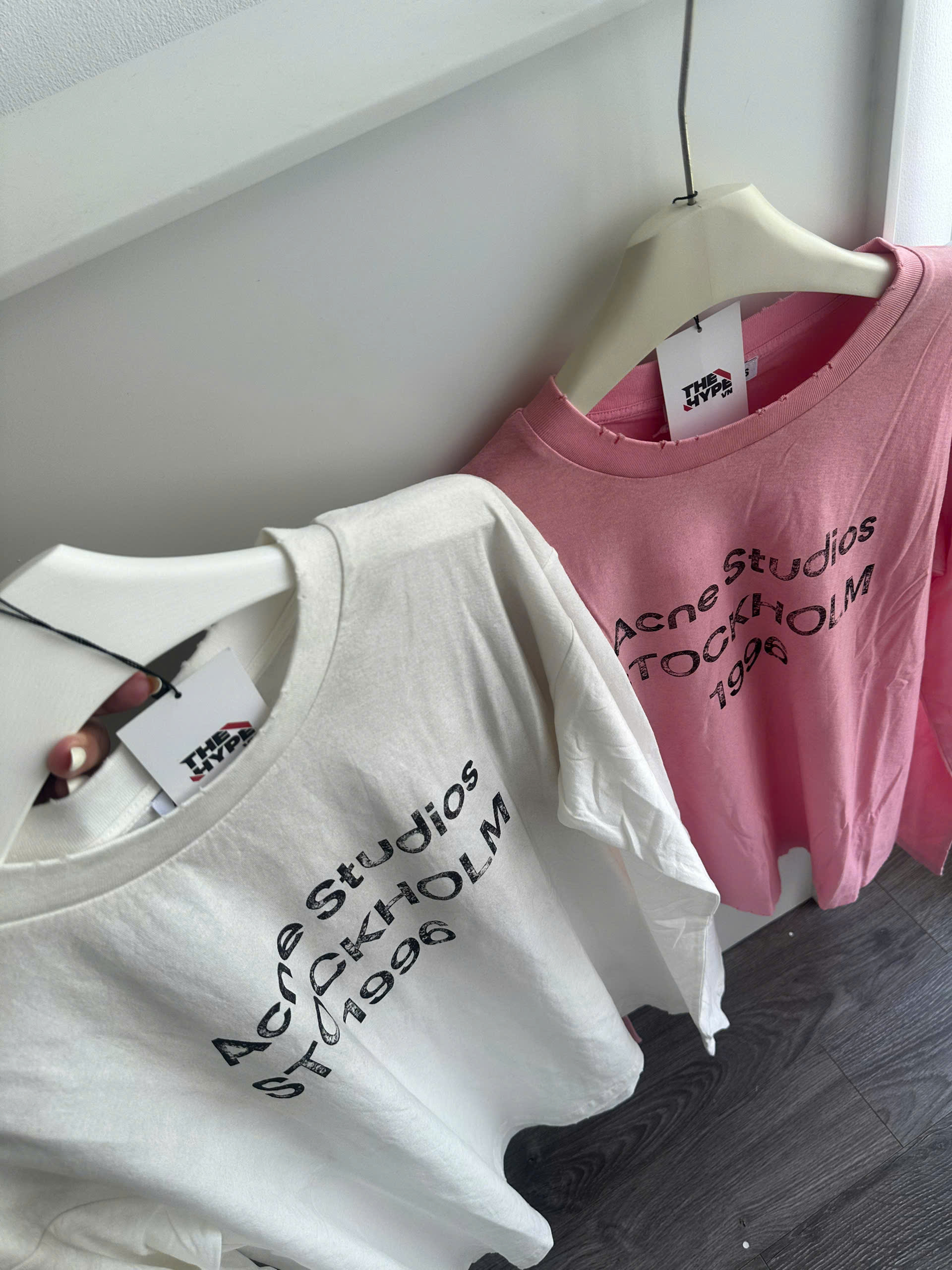 ÁO TAY DÀI ACNE STUDIOS EXFORD U 1996 (PINK)