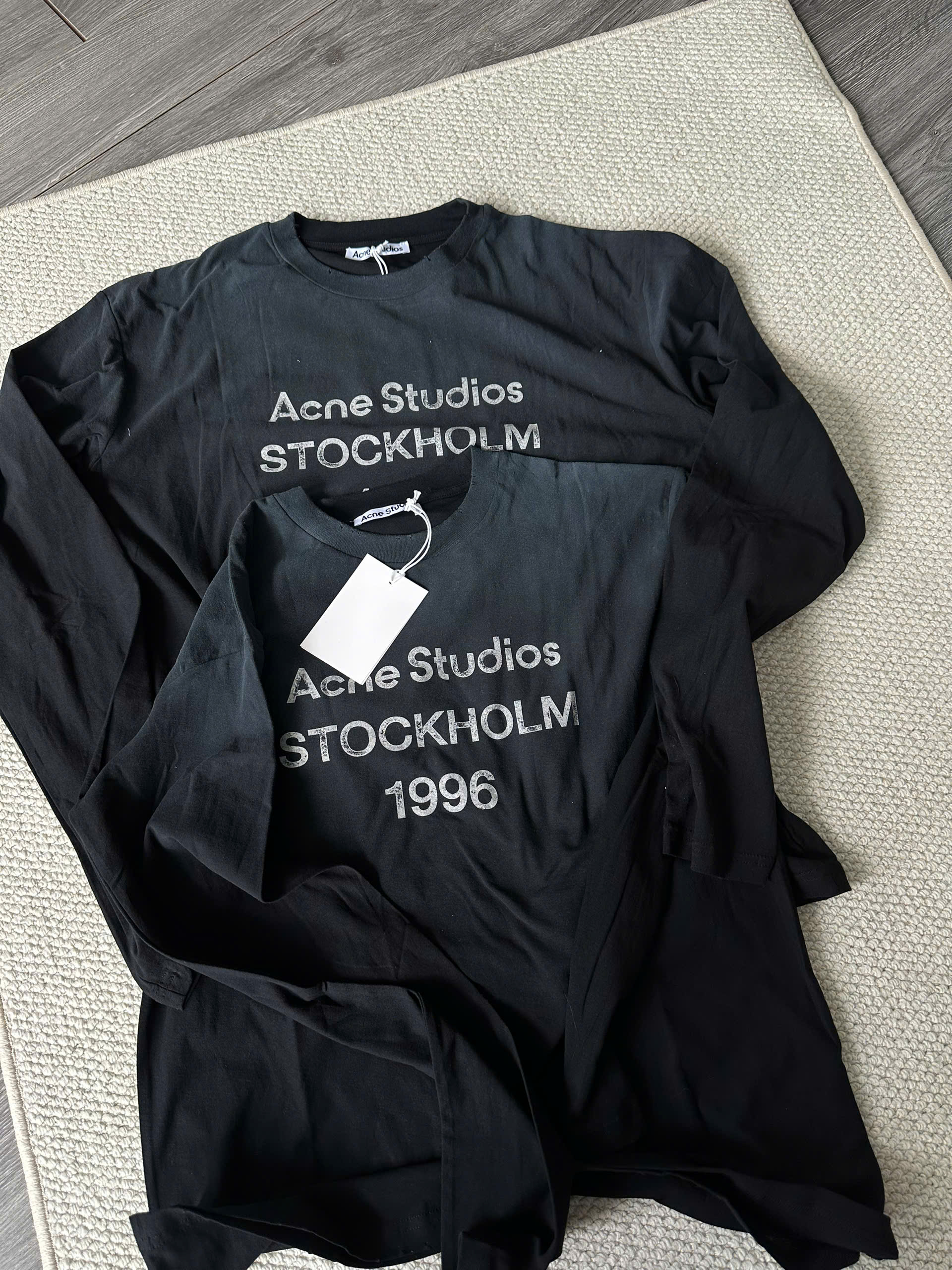 ÁO TAY DÀI ACNE STUDIOS EXFORD U 1996 (BLACK)