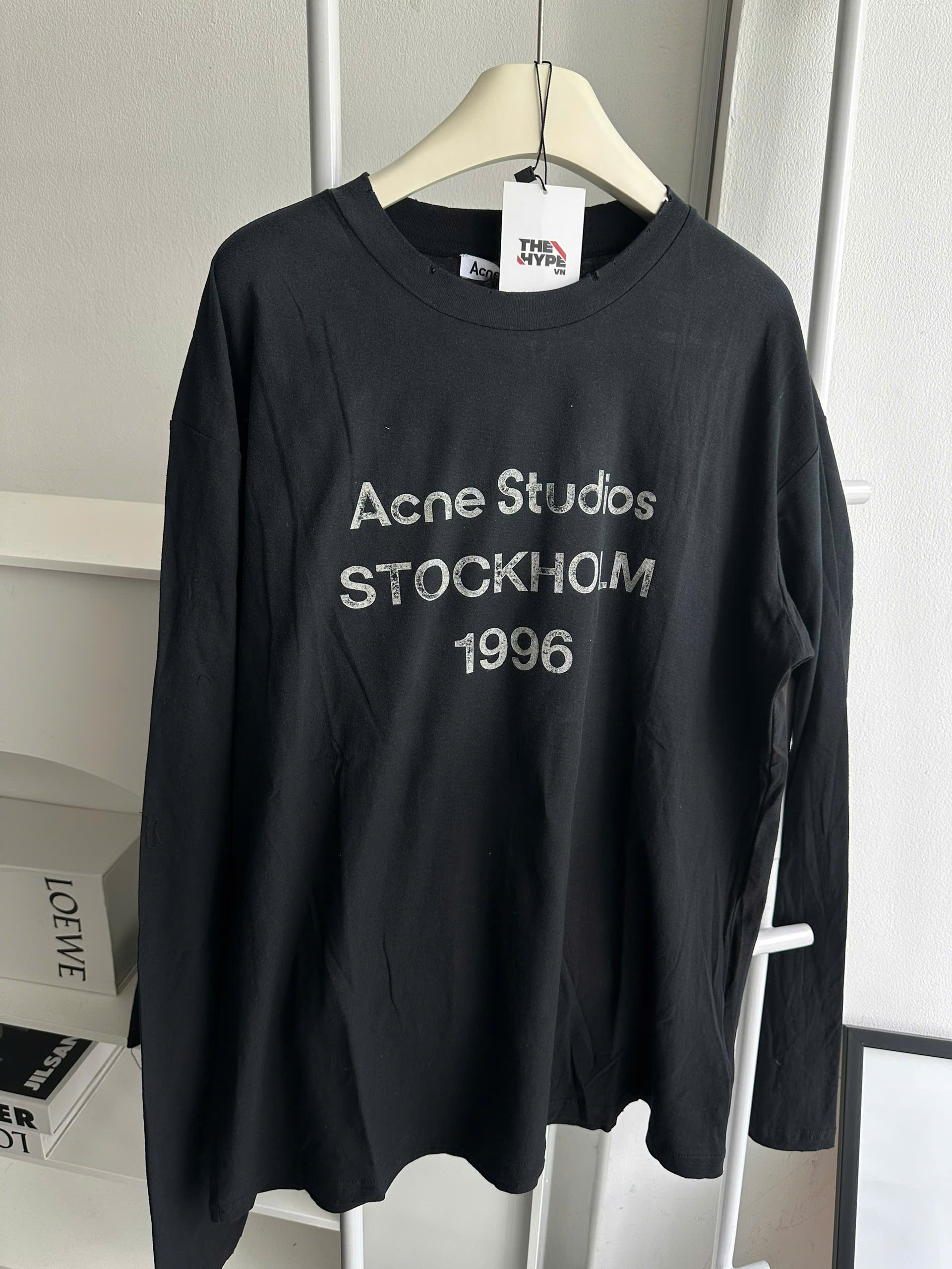 ÁO TAY DÀI ACNE STUDIOS EXFORD U 1996 (BLACK)