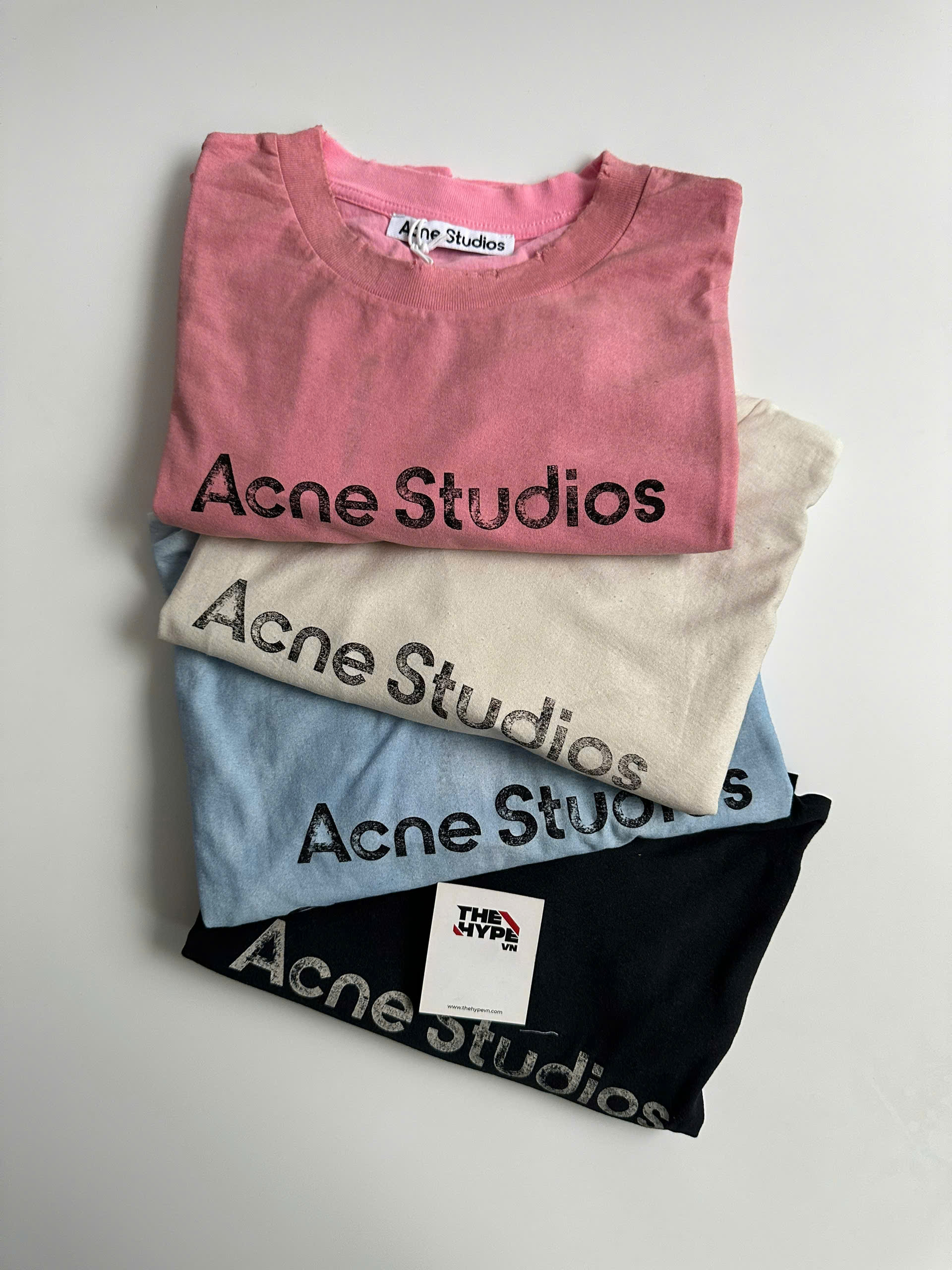 ÁO THUN ACNE STUDIOS EXFORD U 1996 (PINK)