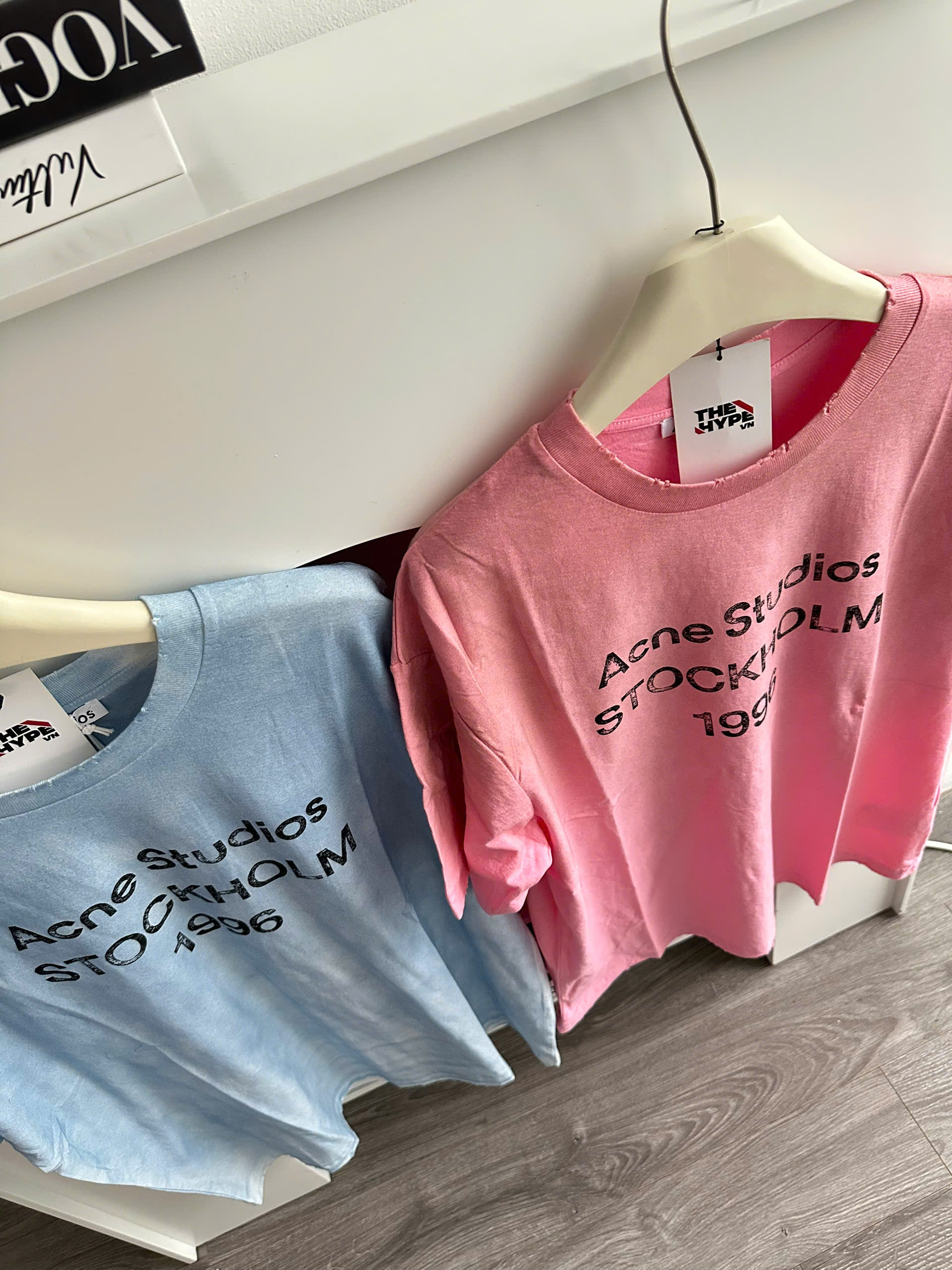 ÁO THUN ACNE STUDIOS EXFORD U 1996 (PINK)