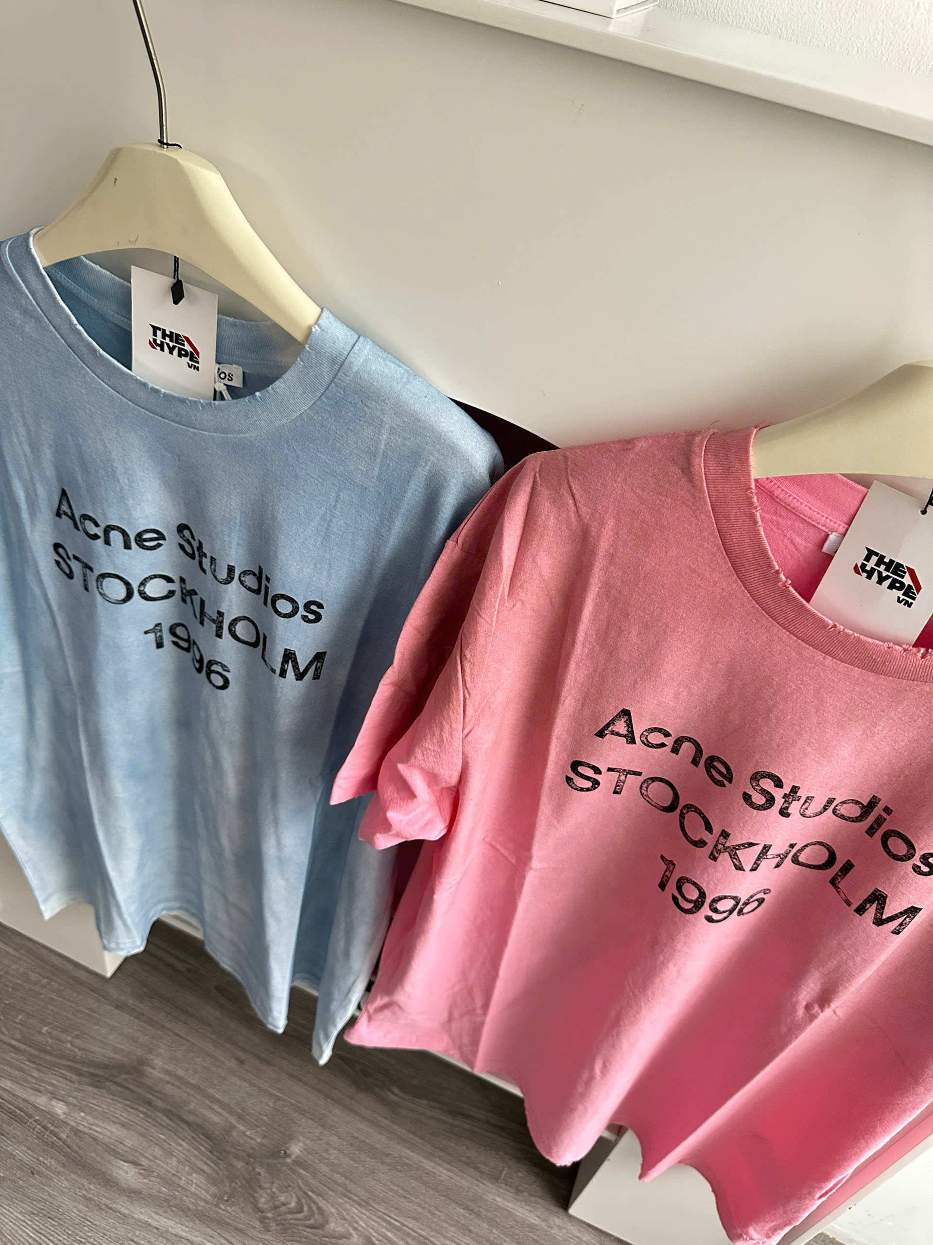 ÁO THUN ACNE STUDIOS EXFORD U 1996 (BABY BLUE)