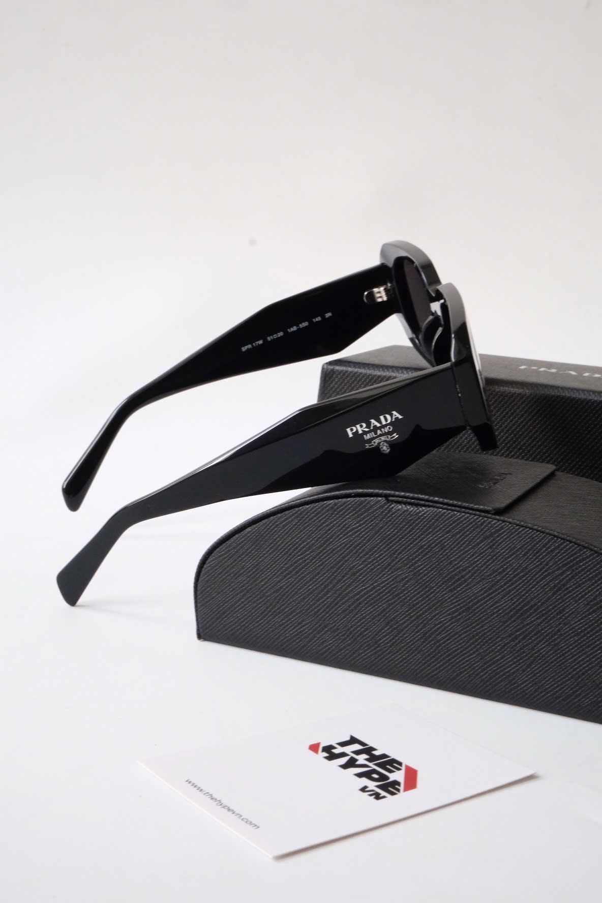 KÍNH PRADA PR 17WS RETANGLE (BLACK)