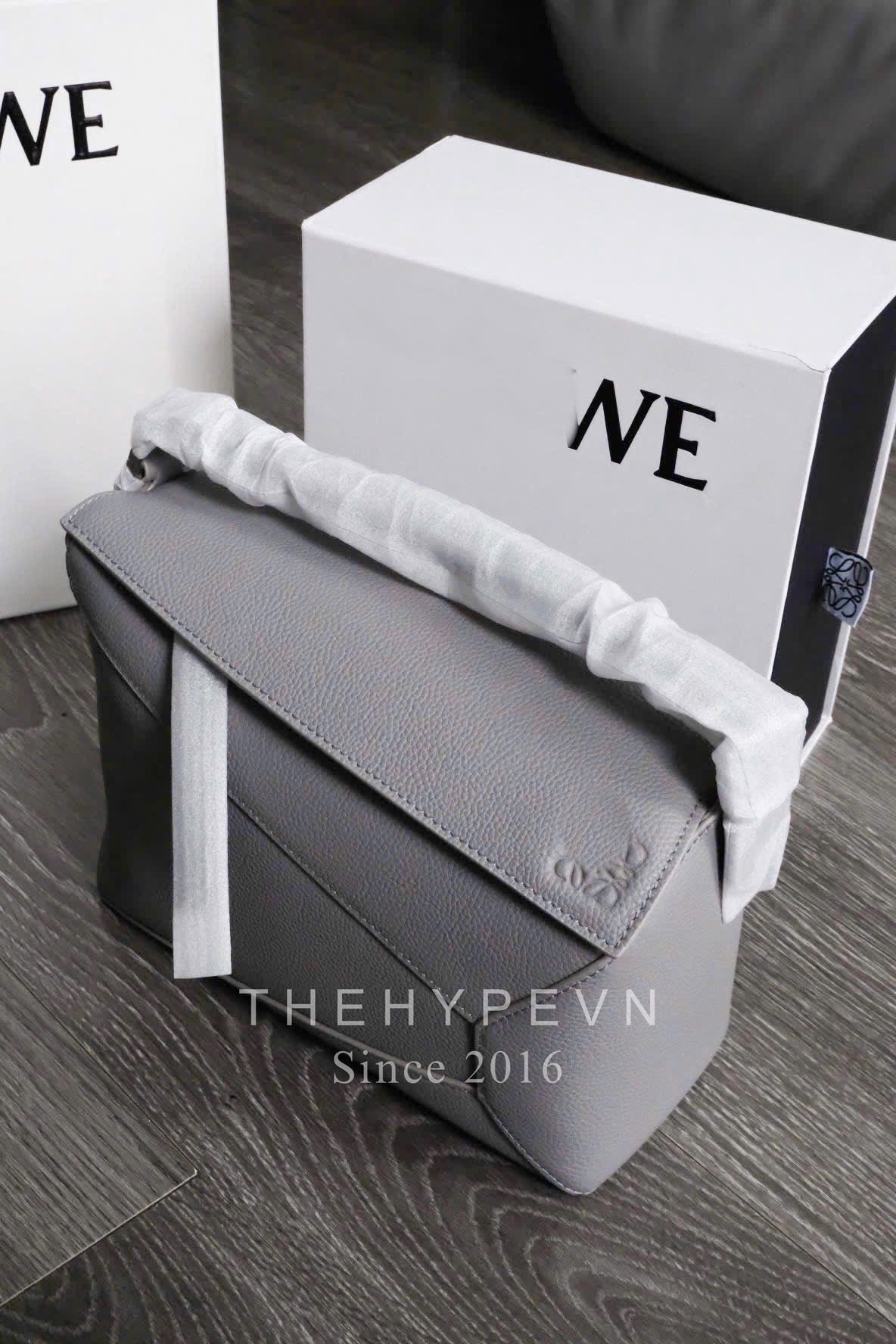 TÚI LOEWE PUZZLE CALFSKIN (GREY)