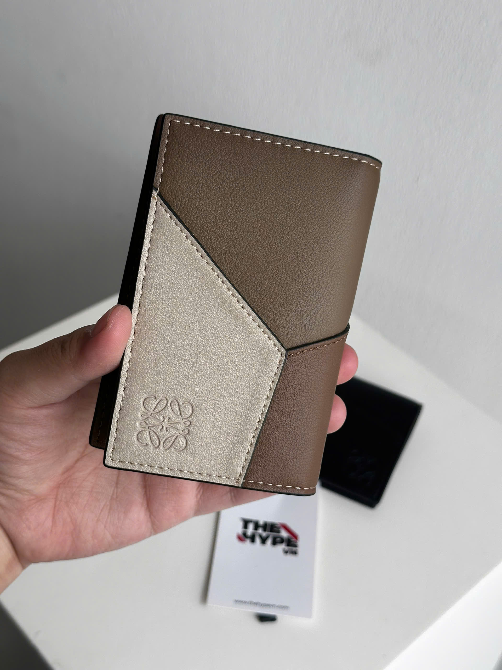 Ví Loewe Puzzle Bifold Card Holder Calfskin