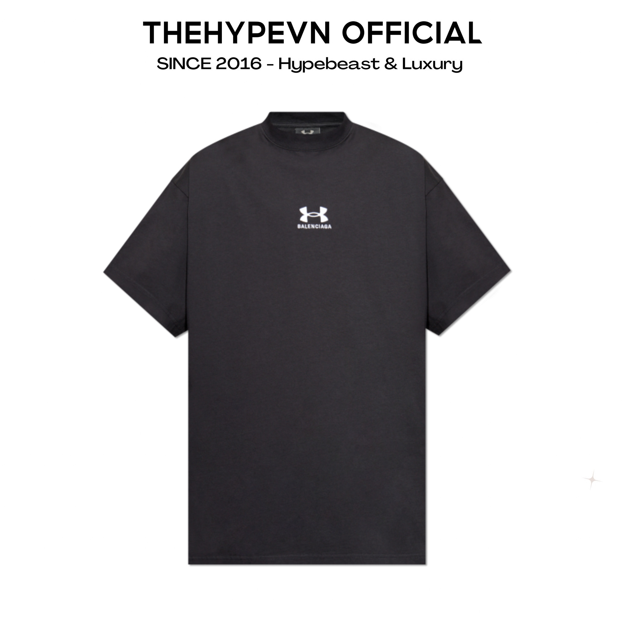 Áo Thun Balenciaga x Under Amount (Black) [Mirror Quality]