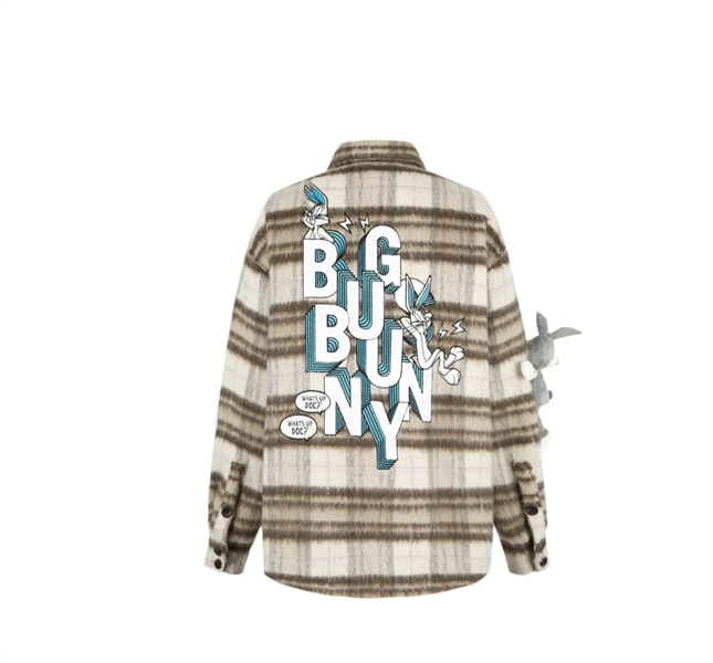 13DE MARZO SHIRT COAT - 13De Bugs Bunny Plaid Best Quality