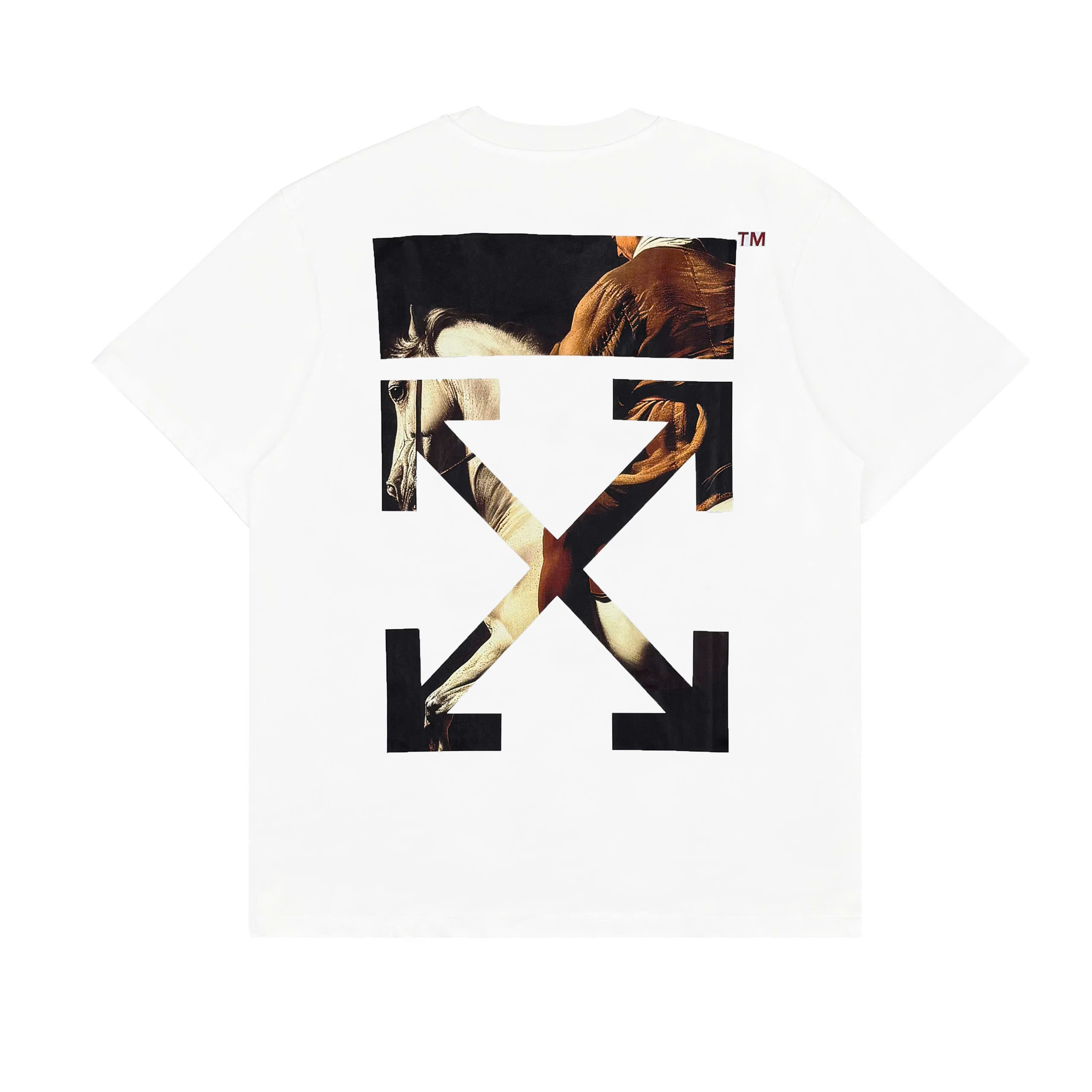ÁO THUN OFF WHITE HORSE SS26 (WHITE)