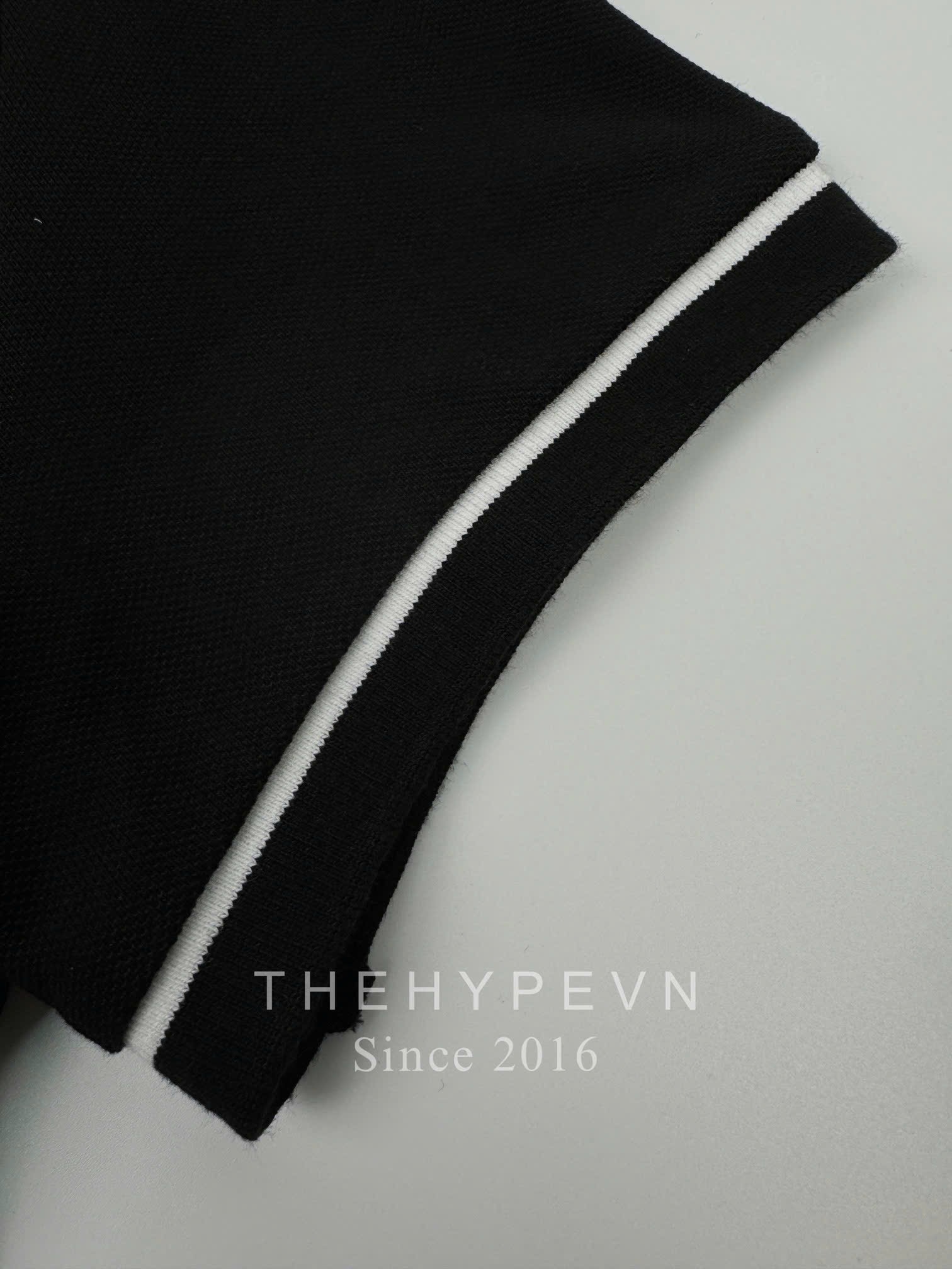 Áo Polo Celine Classic In Cotton Piqué (Black) [Mirror Quality]