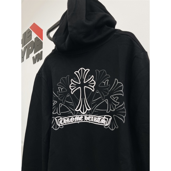 Chrome Hearts Zip Hoodie - Áo Zip Hoodie Chrome Hearts ( Black )