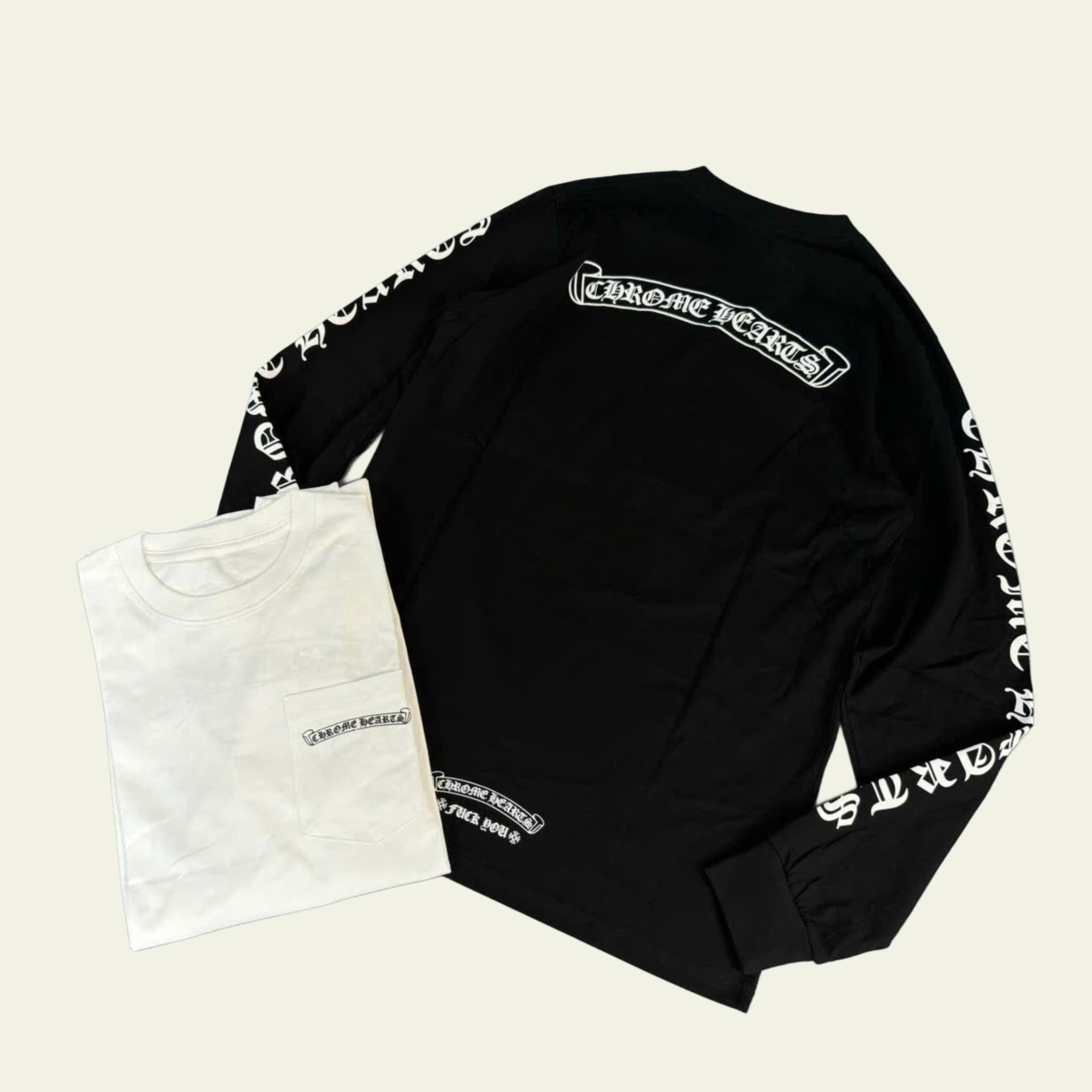 ÁO SWEATER CHROME HEARTS "F.Y" (BLACK)