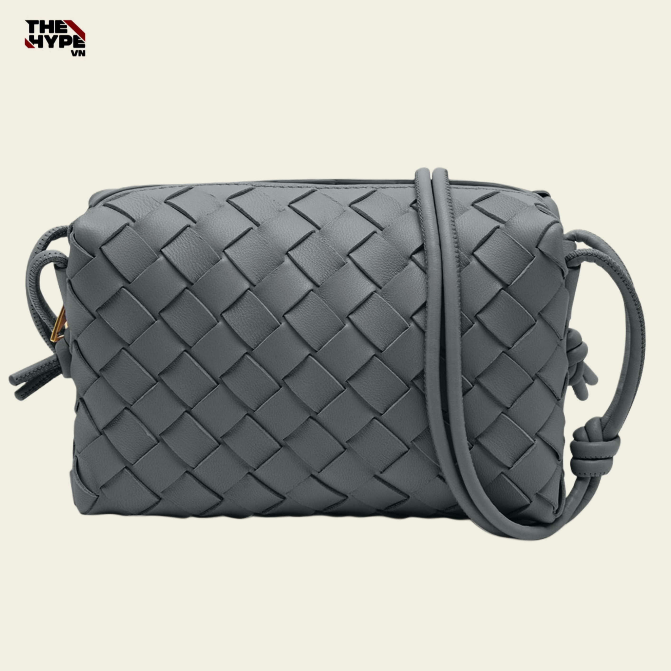 TÚI BOTTEGA VENETA MINI LOOP CAMERA BAG (GREY)
