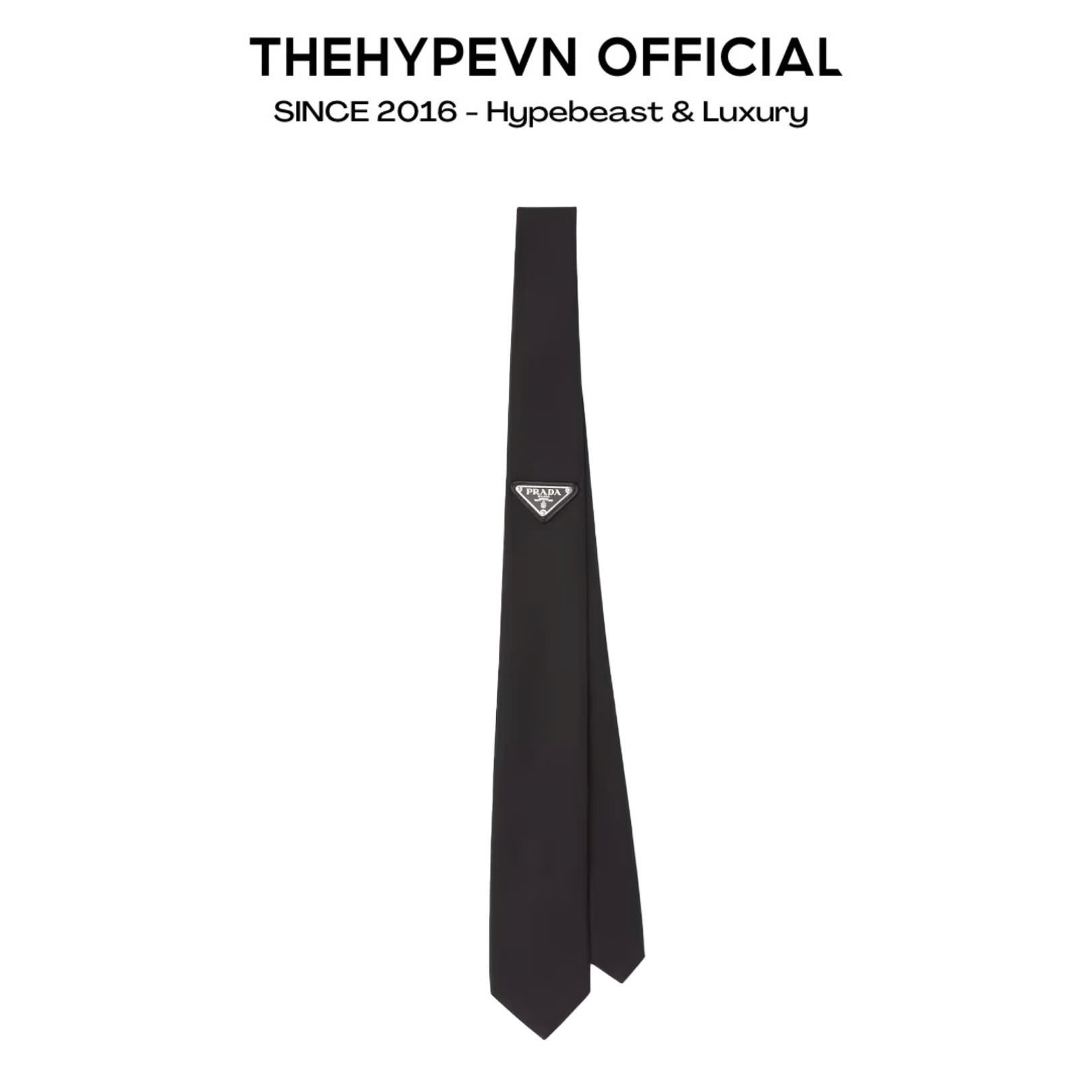 CÀ VẠT PRADA RE-NYLON GABARDINE (BLACK)