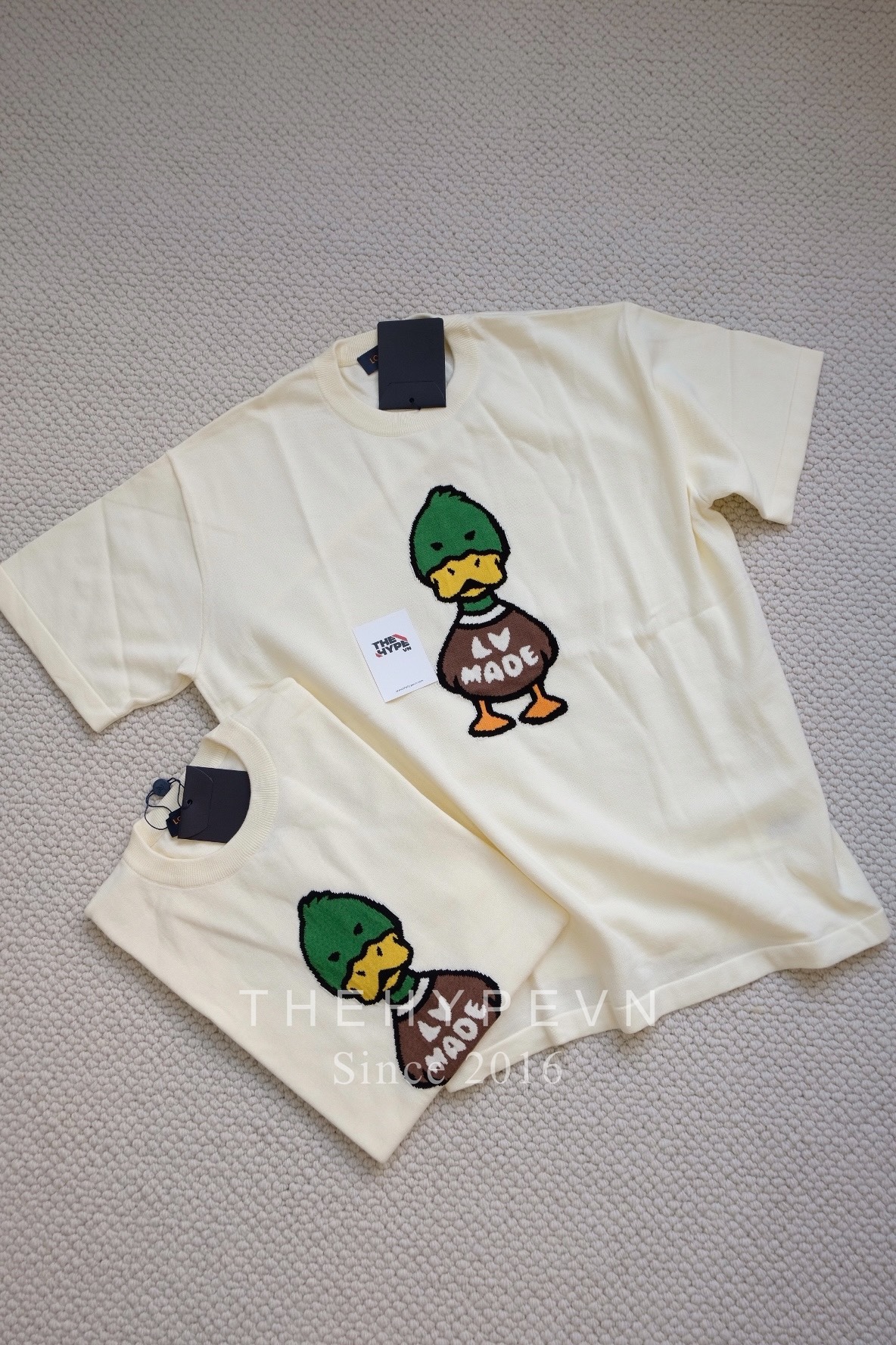 ÁO THUN LOUIS VUITTON LV NIGO JACQUARD (CREAM)