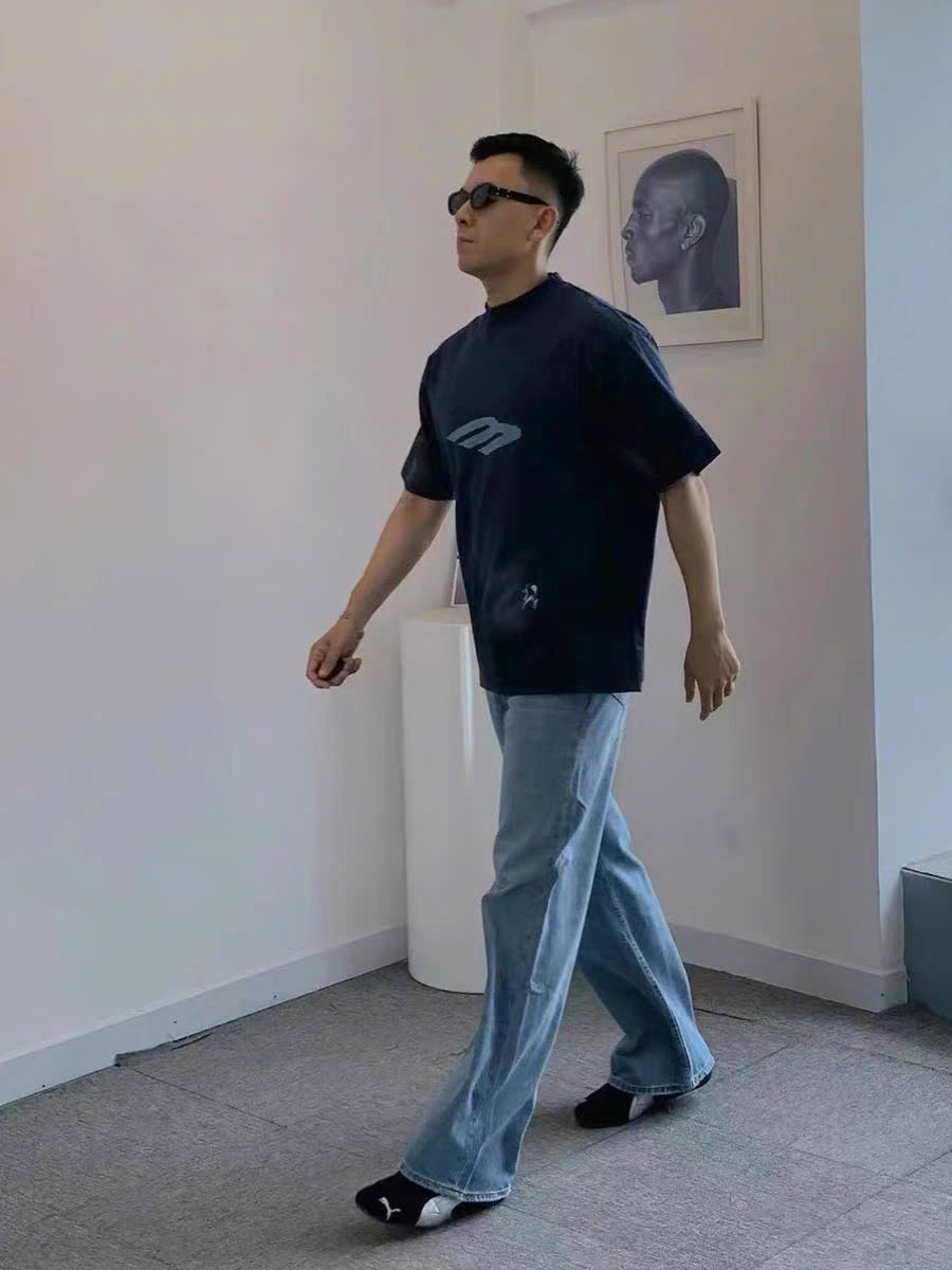 Áo Thun Balenciaga 3B Sport Icon (Black) [Mirror Quality]