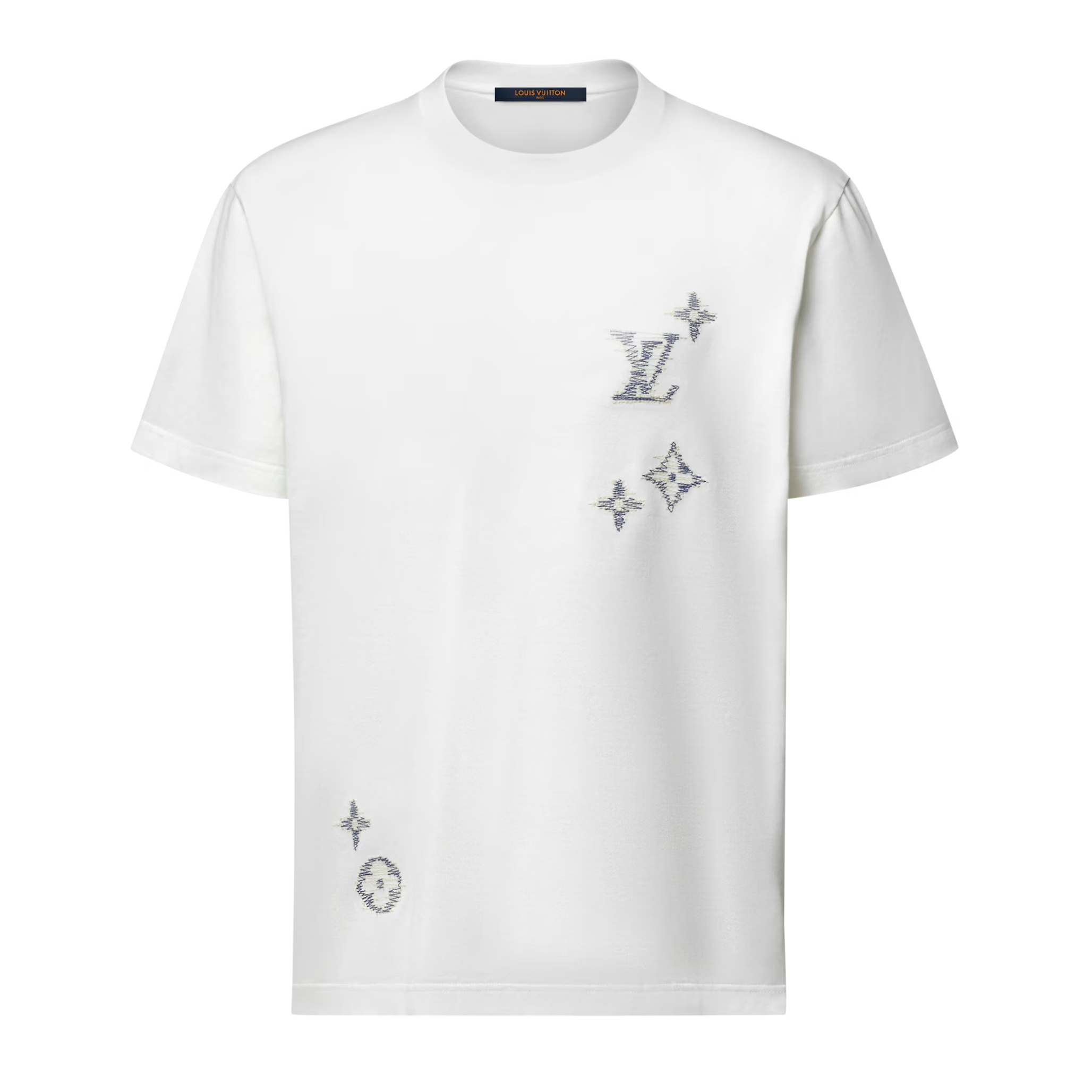 ÁO THUN LOUIS VUITTON FLOWERS MONOGRAM (WHITE)