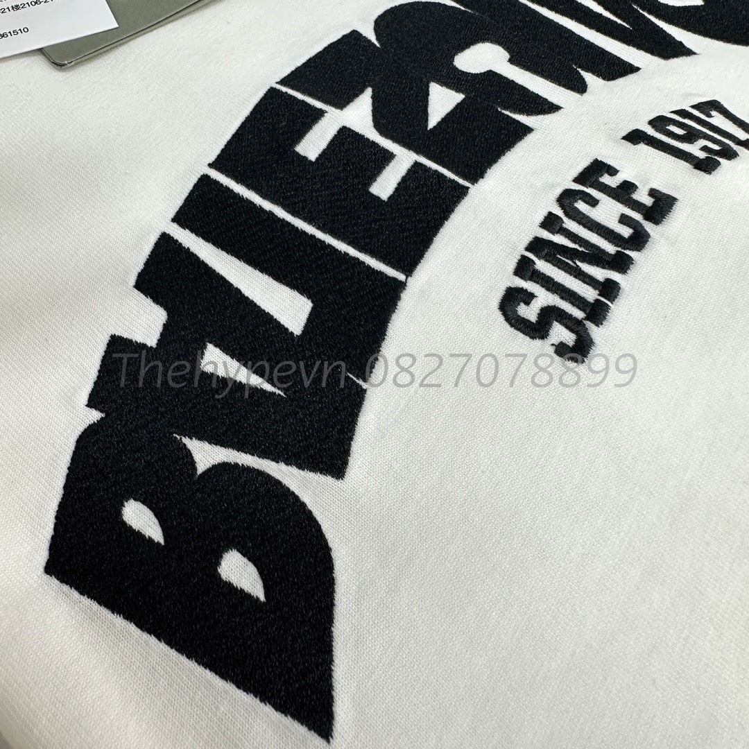 Áo Thun Balenciaga BLCG Back Flip (White) [Mirror Quality]
