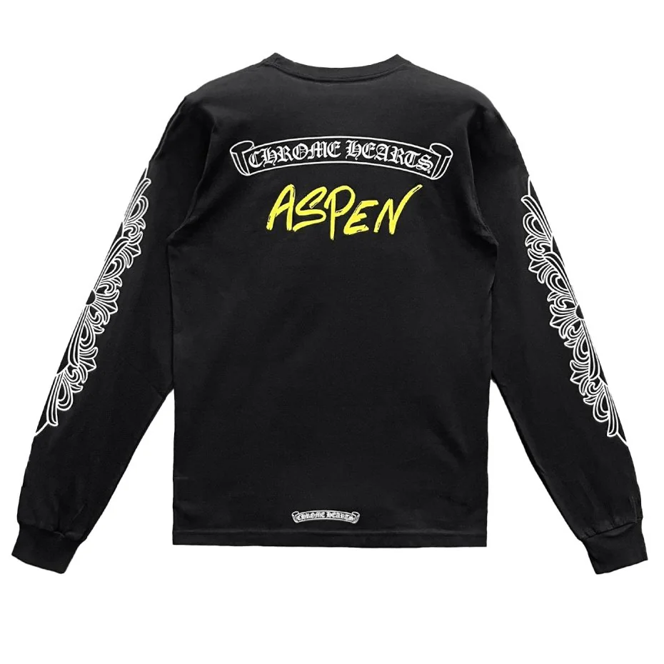 ÁO SWEATER CHROME HEARTS MATTY BOY ASPEN (BLACK)