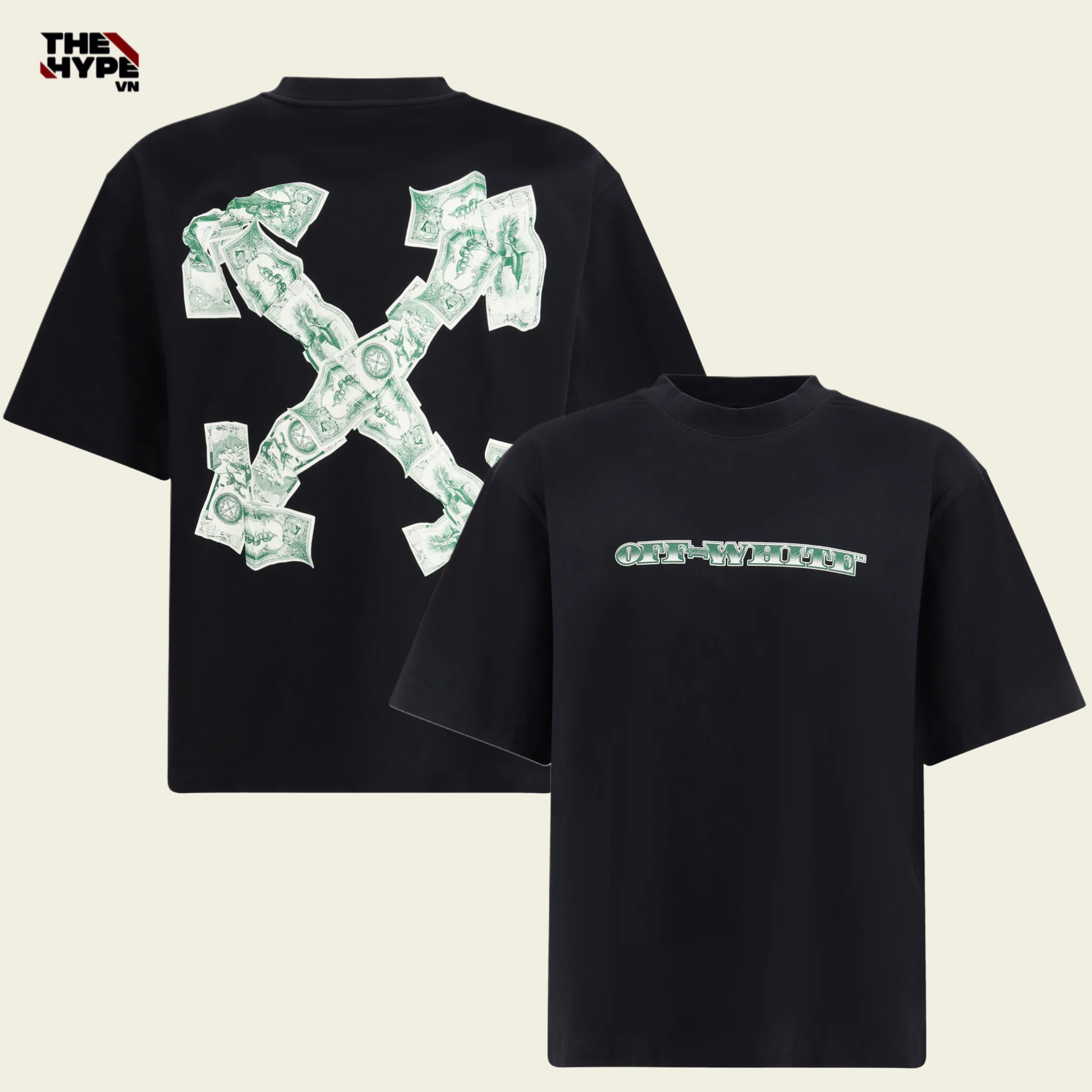 ÁO THUN OFF WHITE CASH ARROW T-SHIRT (BLACK)