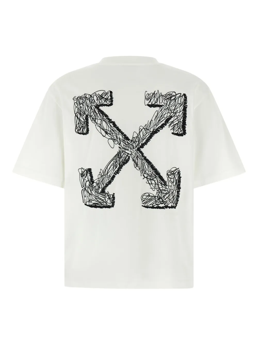 ÁO THUN OFF-WHITE SCRIBBLE ARROW SKATE LOGO (WHITE)