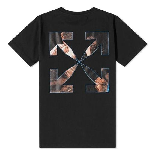 ÁO THUN OFF WHITE  CARAVAGGIO ANGLE (BLACK)