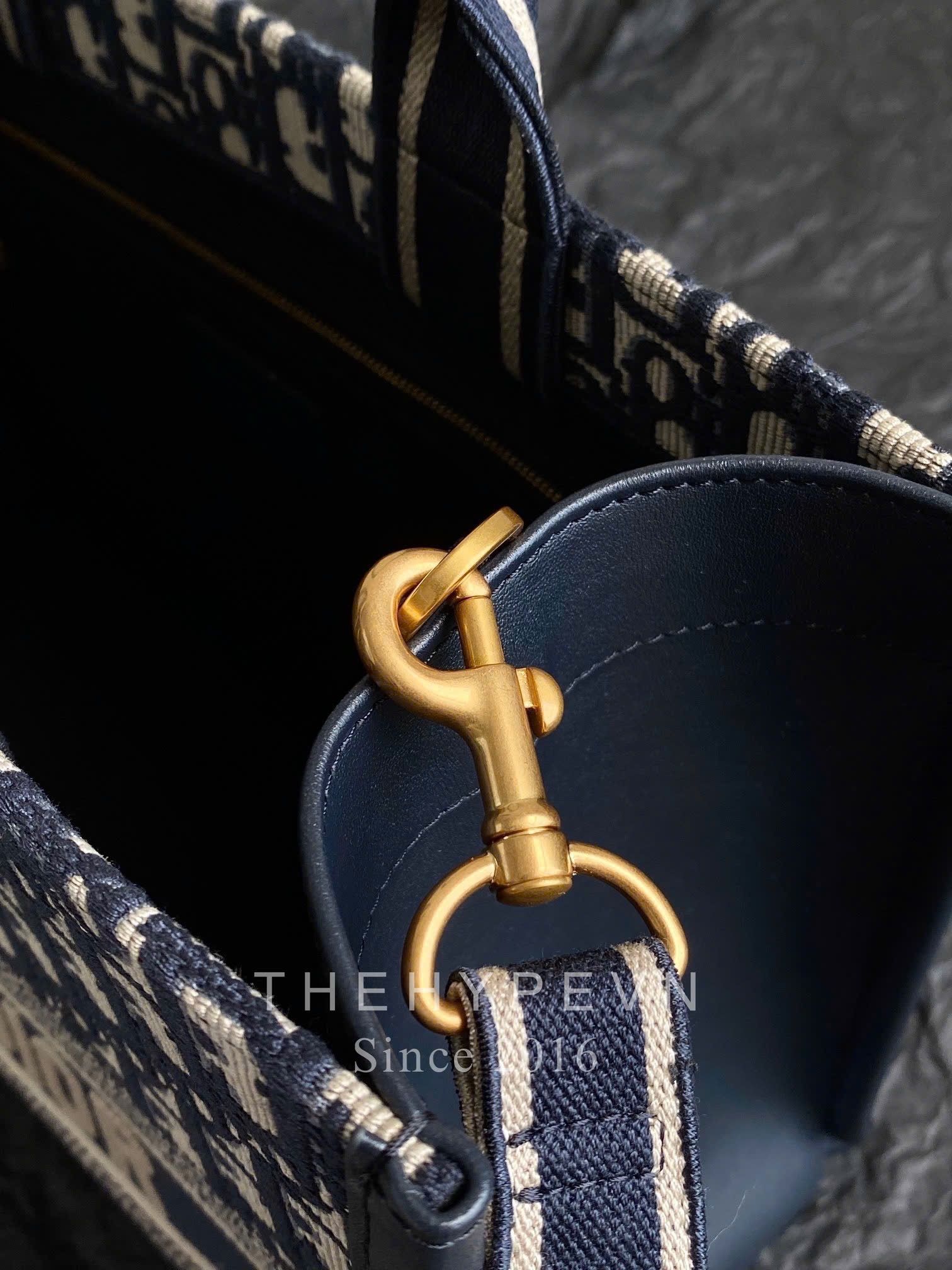 Túi Dior Small Book Tote Oblique Jacquard (Blue)