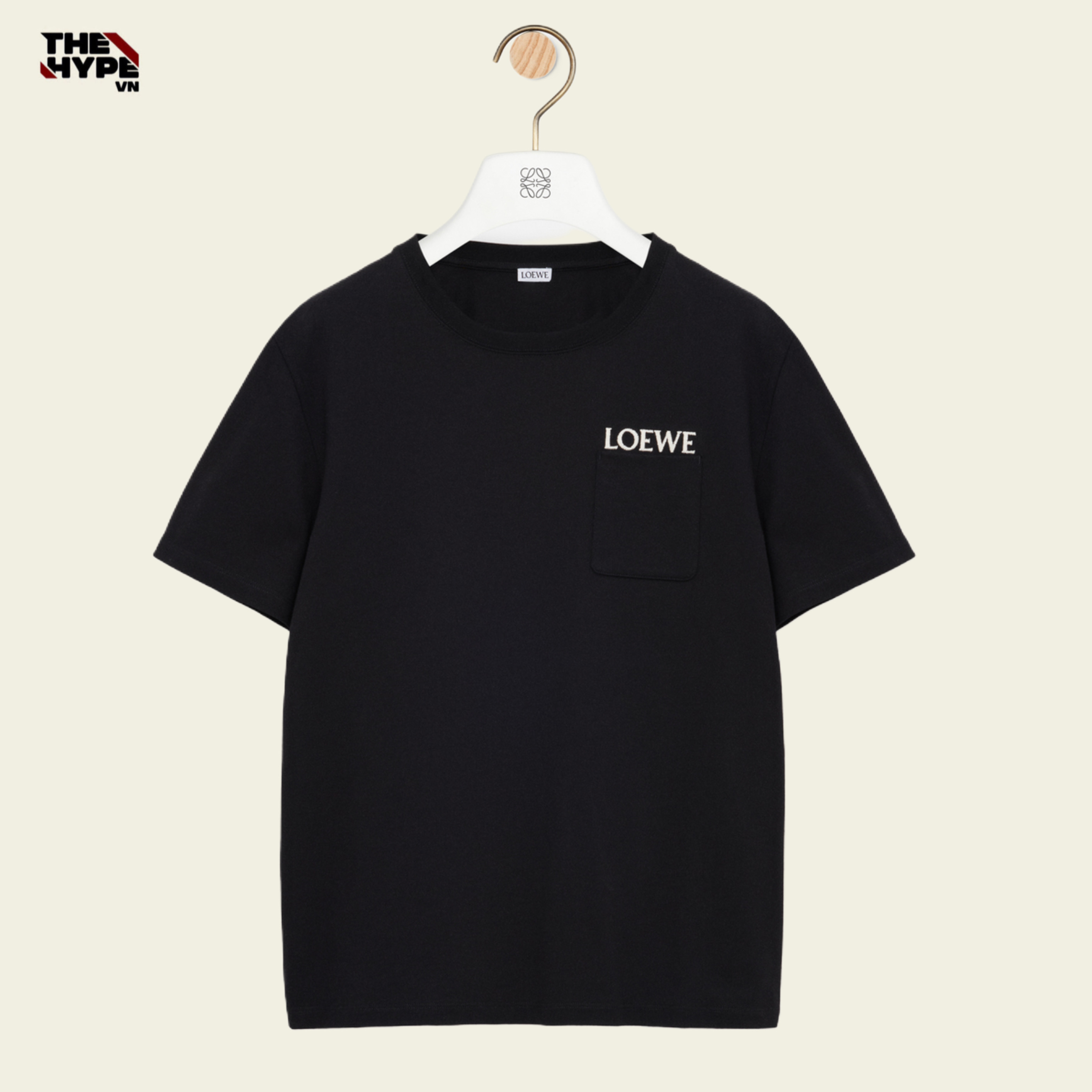 ÁO THUN LOEWE POCKET COTTON (BLACK)