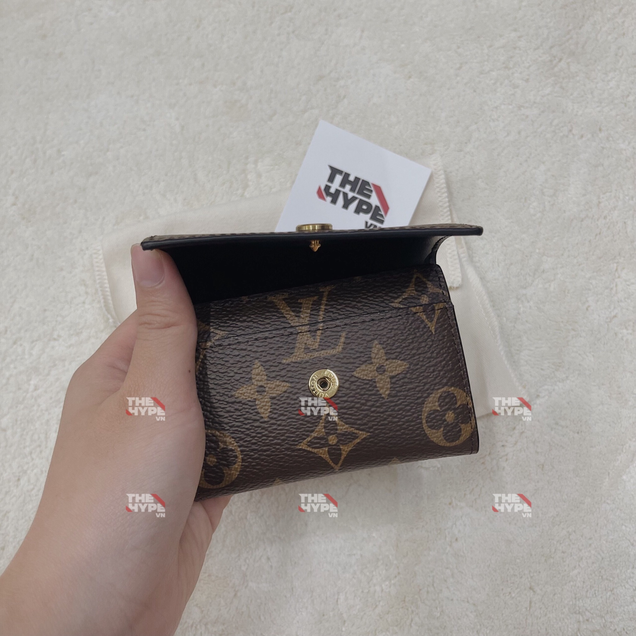 Ví Ngắn Louis Vuitton Micro Monogram (Brown) [Mirror Quality]