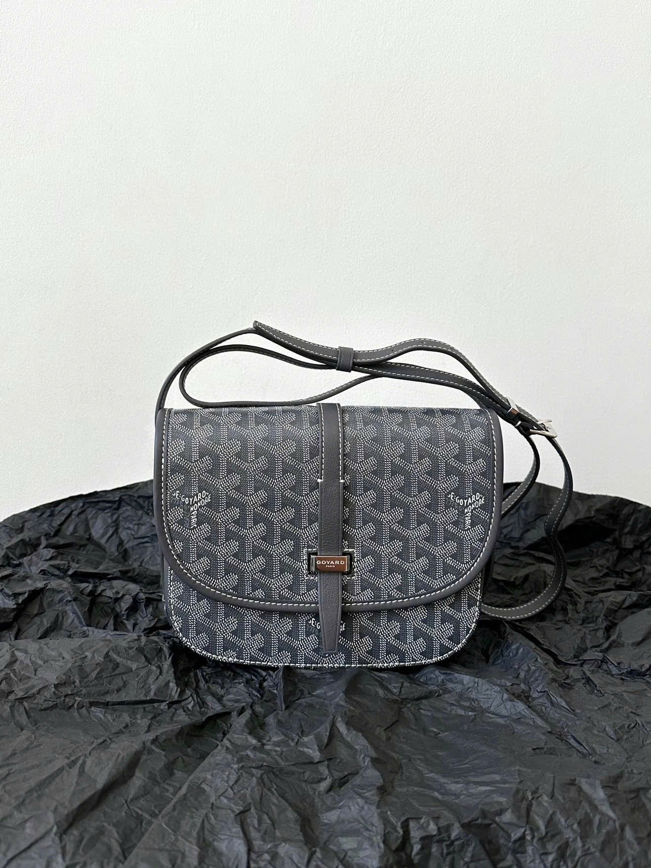 TÚI GOYARD BELVEDERE PM BAG (GREY)