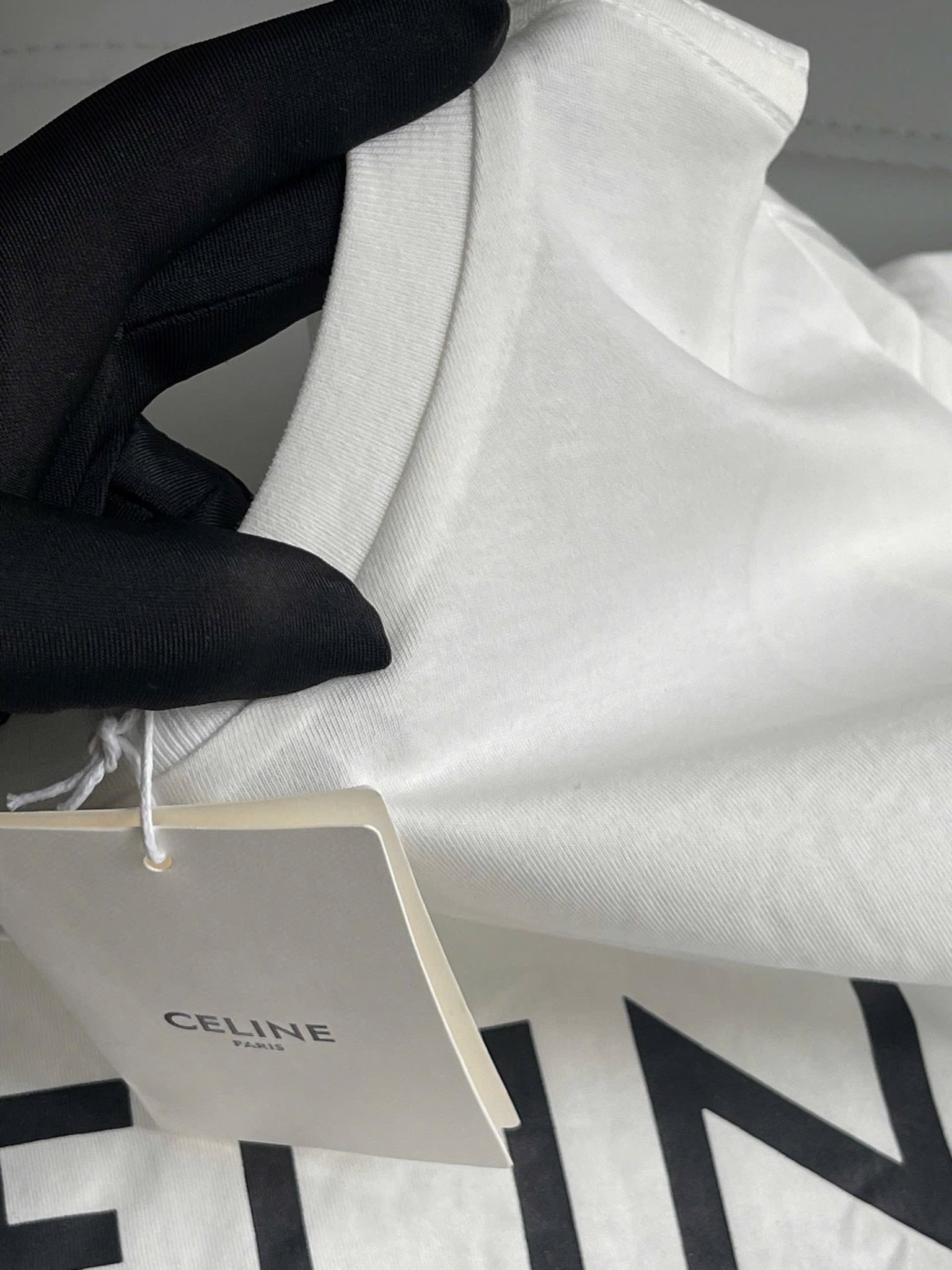 Áo Thun Celine Loose Cotton (White) [Mirror Quality]