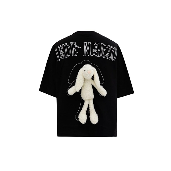 Áo Thun 13De Marzo PLUSH RABBIT TEE (Black) Best Quality