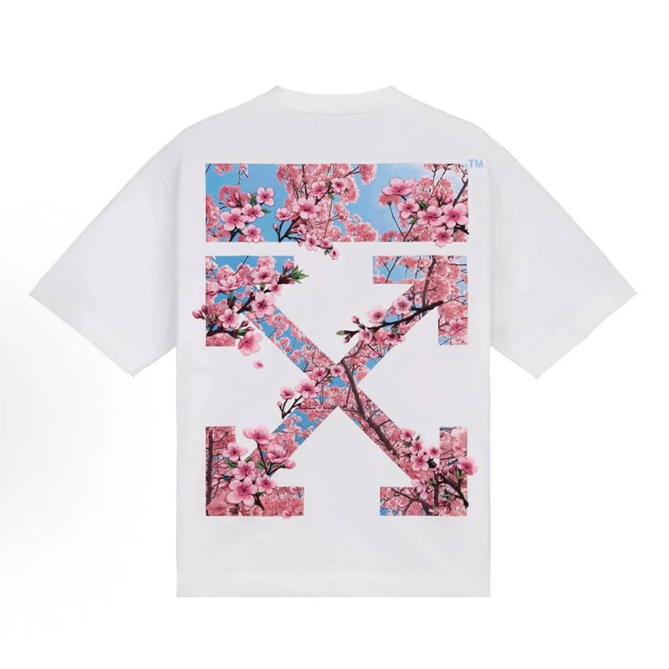 ÁO THUN OFF WHITE OW SAKURA BLOOM (WHITE)