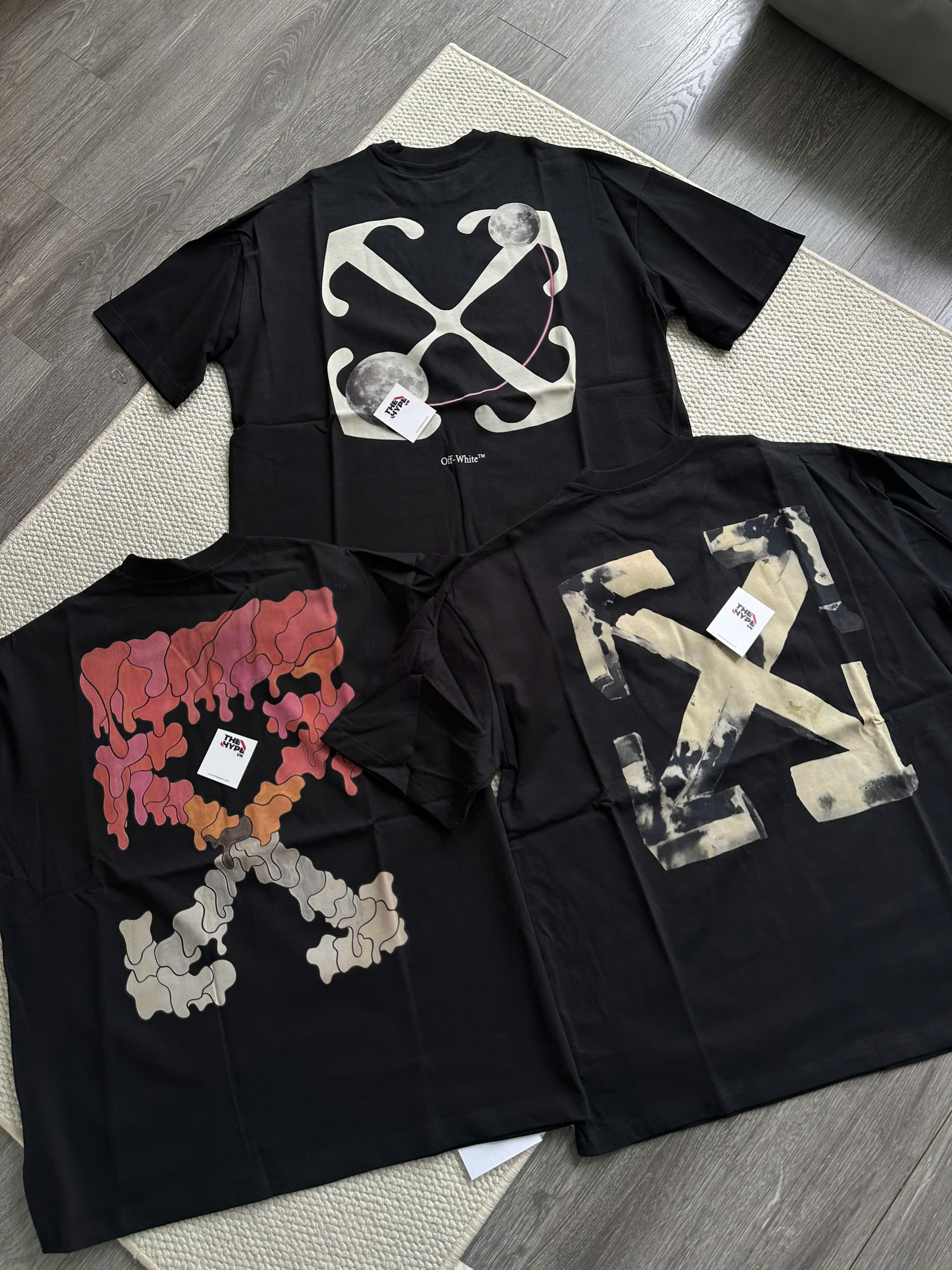 ÁO THUN OFF WHITE OW CLOUD (BLACK)