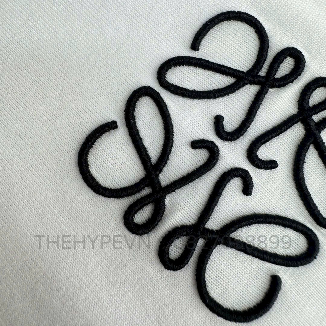 Áo Thun Loewe Logo Regular Fit (White) [Mirror Quality]