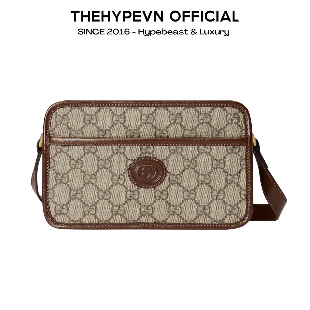TÚI GUCCI GC INTERLOCKING G MINI BOLSA (BROWN)